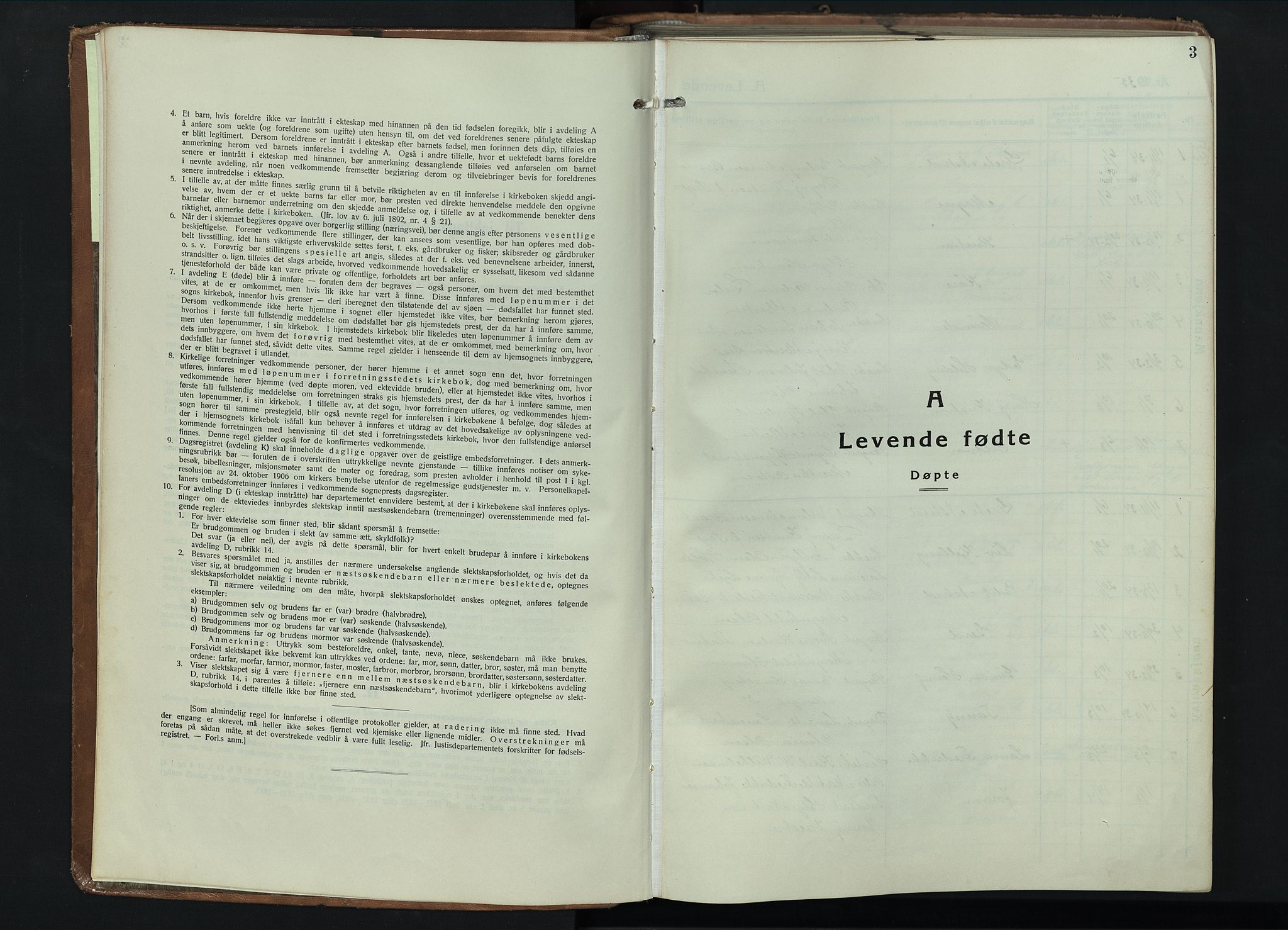 Grue prestekontor, SAH/PREST-036/H/Ha/Hab/L0009: Parish register (copy) no. 9, 1935-1955, p. 3