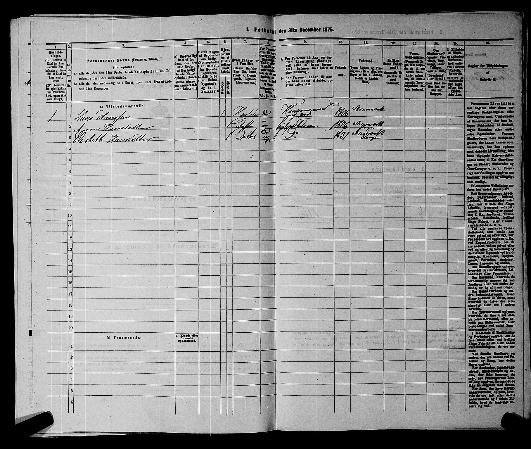 RA, 1875 census for 0118P Aremark, 1875, p. 160