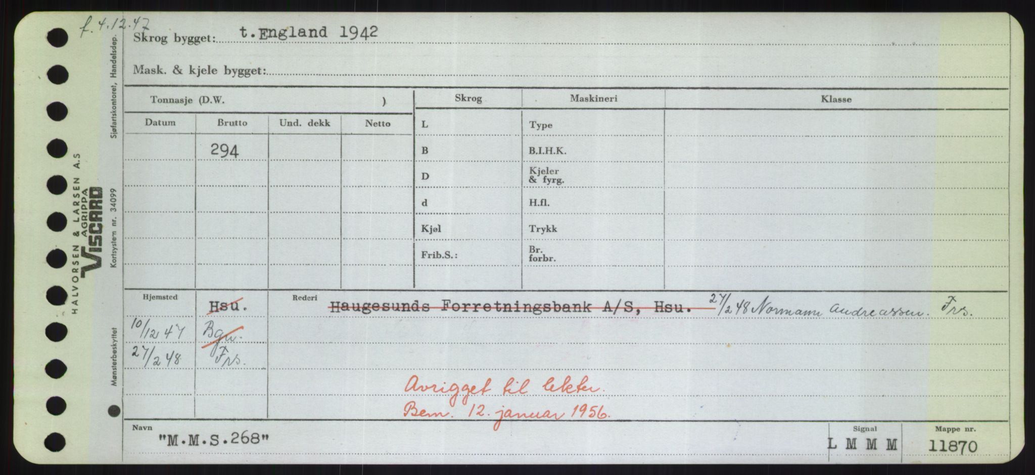 Sjøfartsdirektoratet med forløpere, Skipsmålingen, RA/S-1627/H/Hd/L0024: Fartøy, M-Mim, p. 25