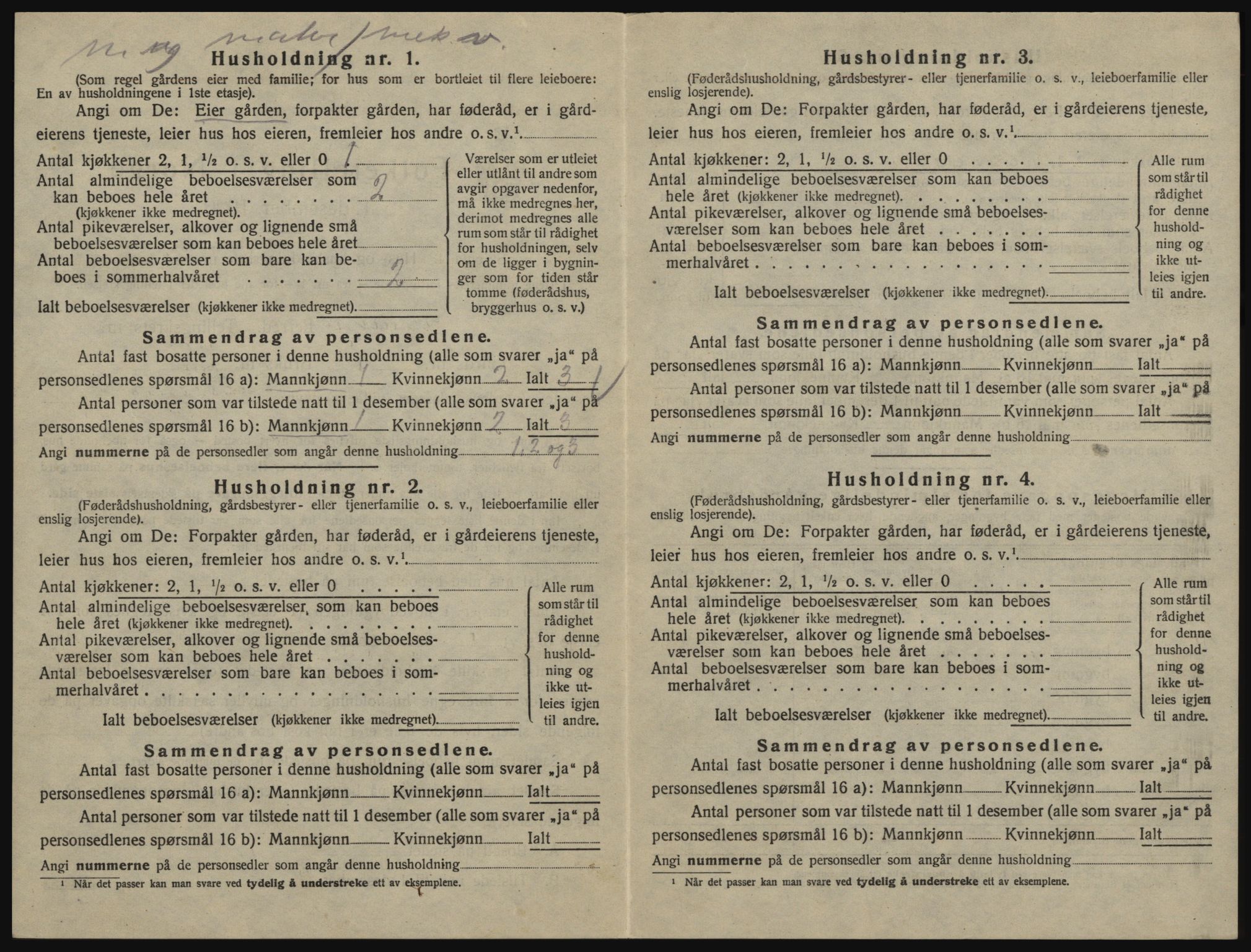 SAO, 1920 census for Glemmen, 1920, p. 1702