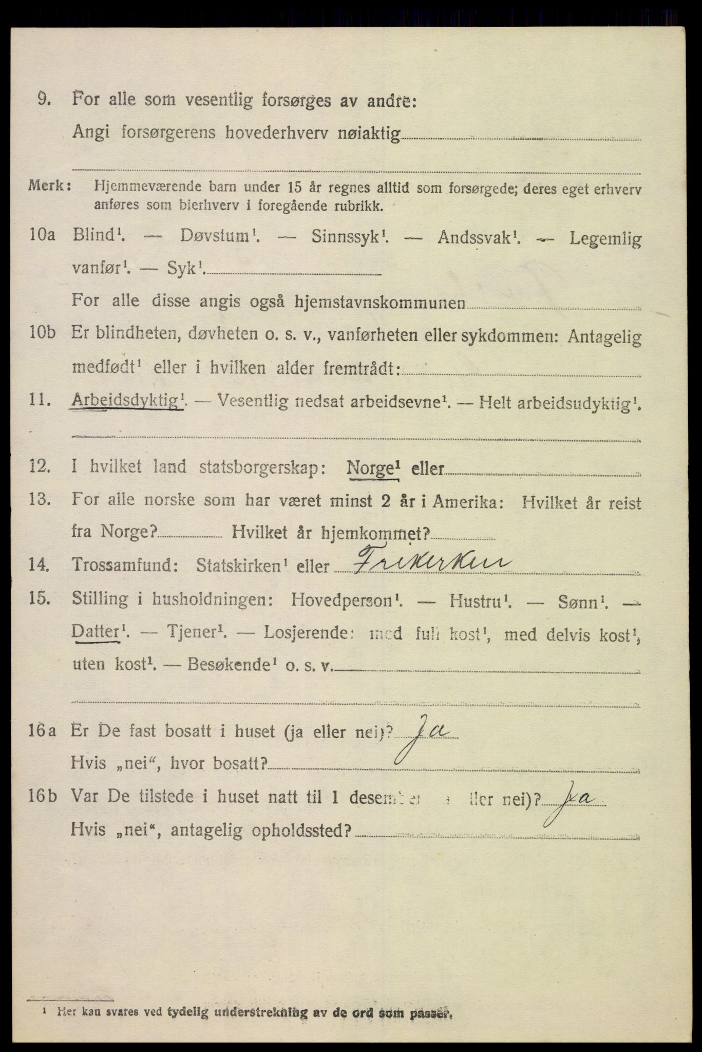 SAK, 1920 census for Øvrebø, 1920, p. 955