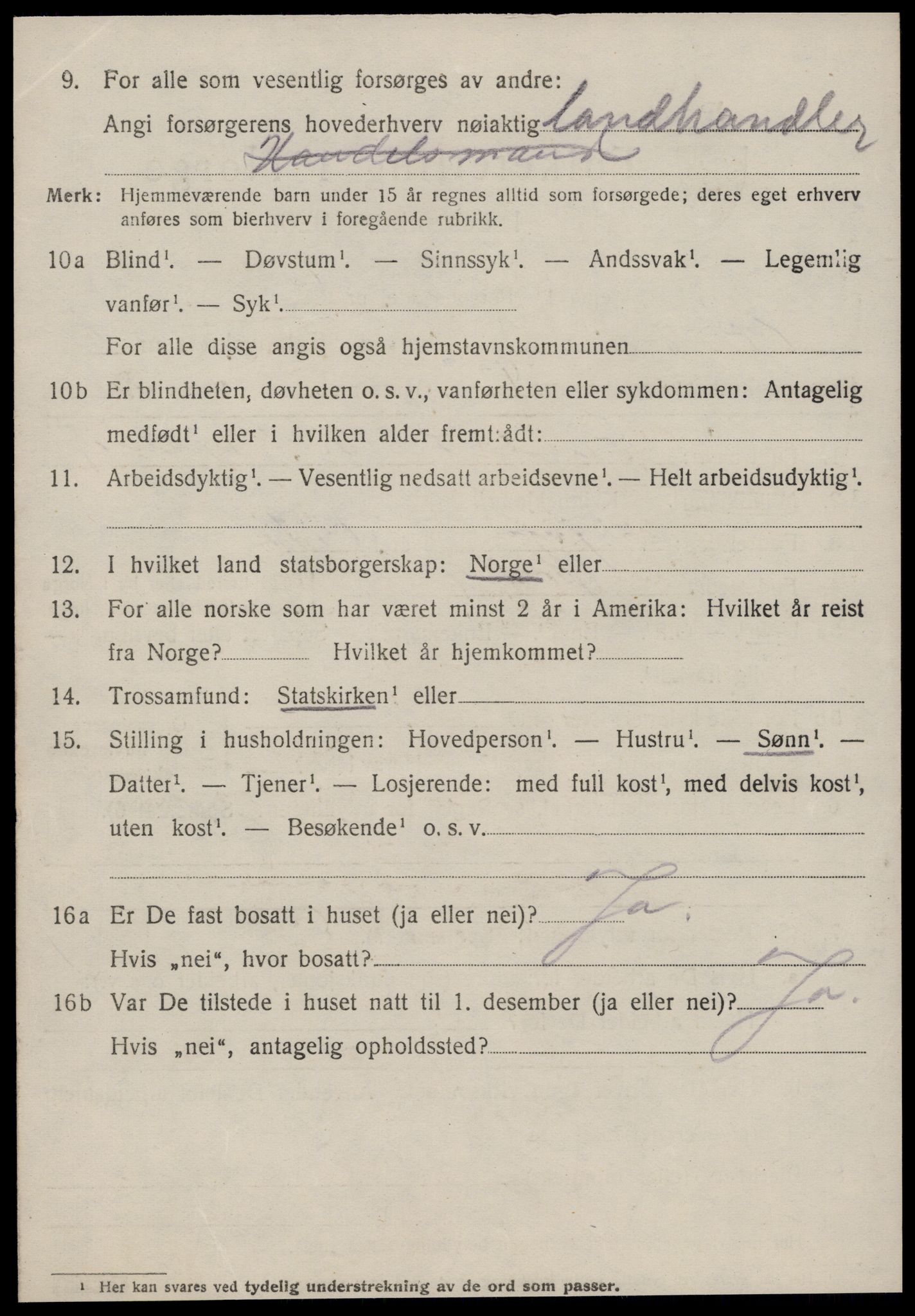 SAT, 1920 census for Ørskog, 1920, p. 1175