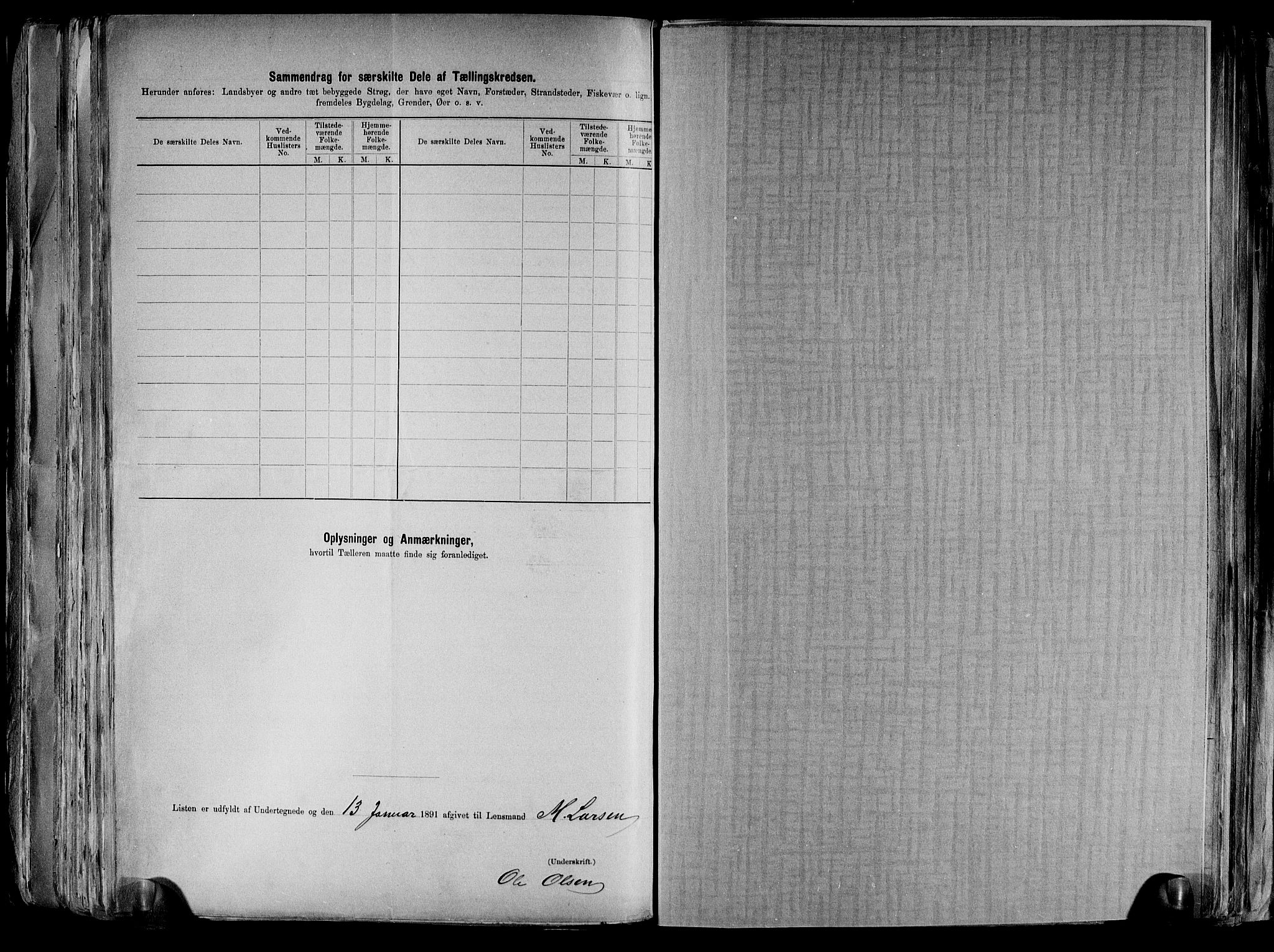 RA, 1891 census for 0114 Varteig, 1891, p. 11