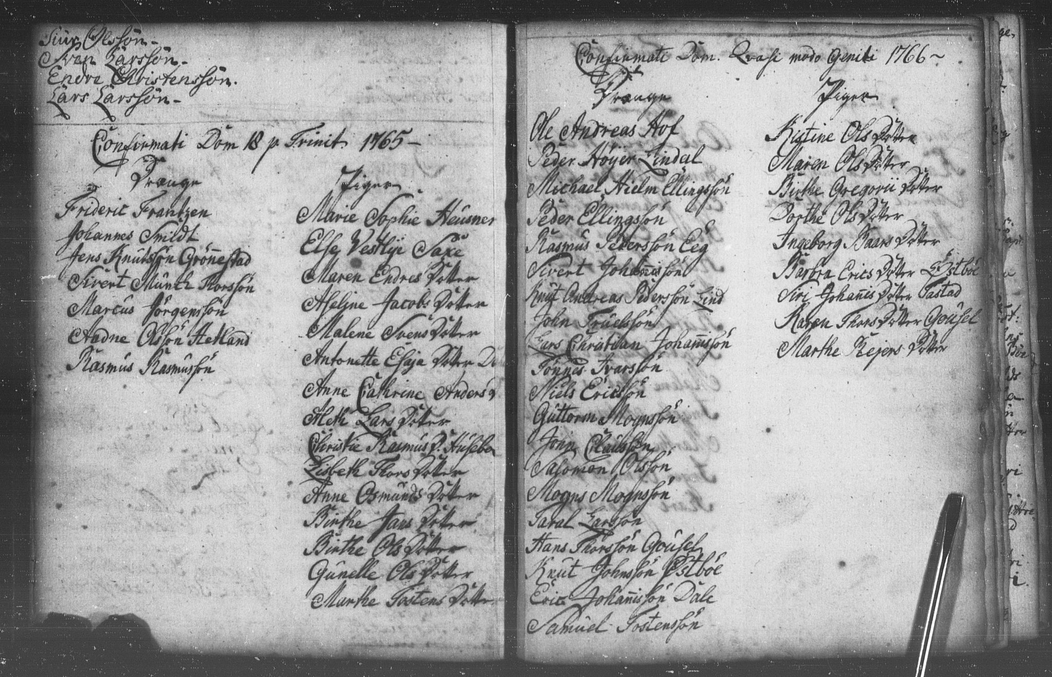 Domkirken sokneprestkontor, SAST/A-101812/001/30/30BB/L0005: Parish register (copy) no. B 5/ 1, 1760-1766
