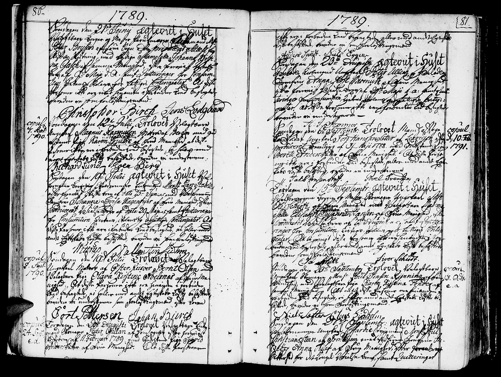 Ministerialprotokoller, klokkerbøker og fødselsregistre - Sør-Trøndelag, SAT/A-1456/602/L0105: Parish register (official) no. 602A03, 1774-1814, p. 80-81