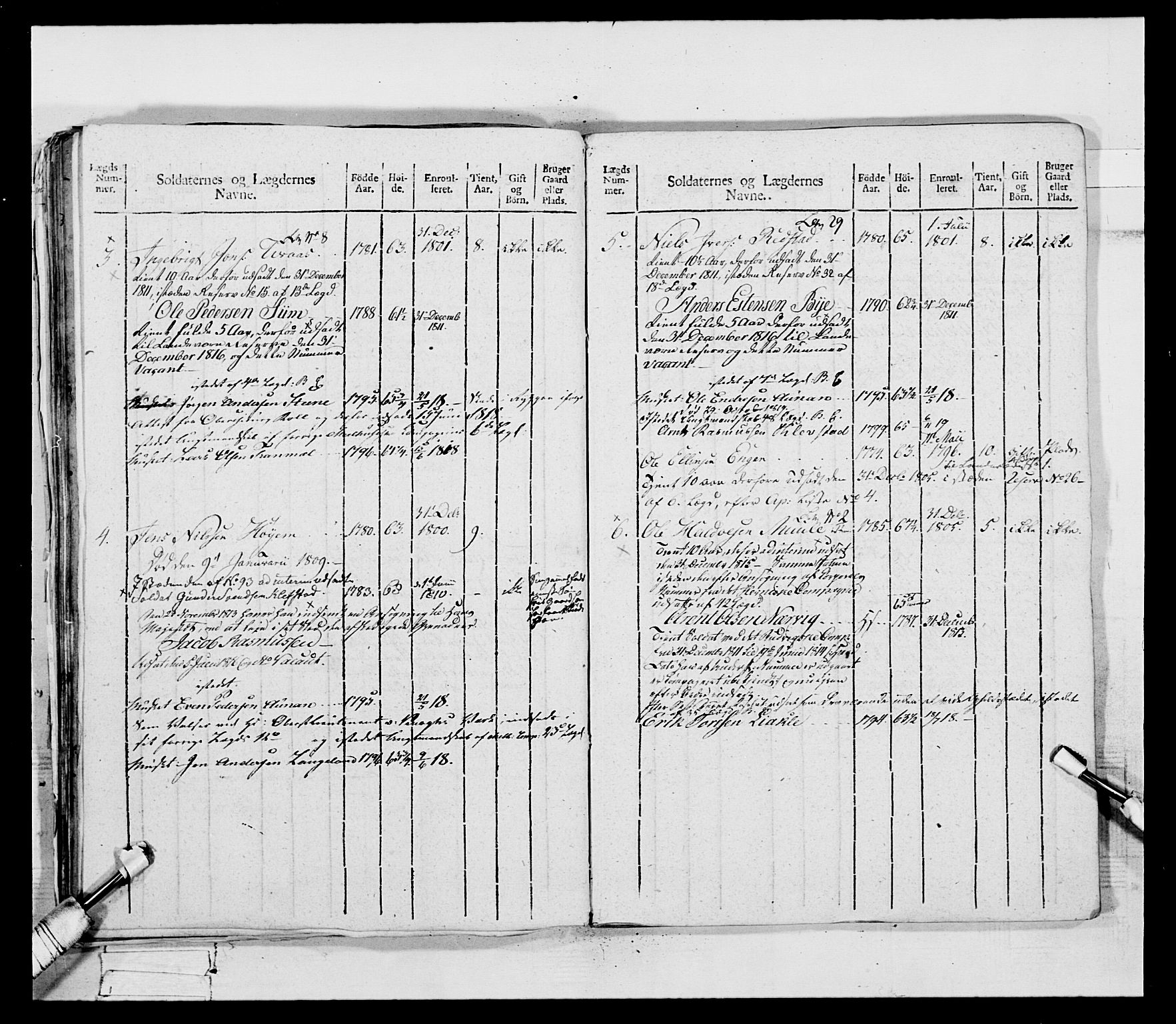 Generalitets- og kommissariatskollegiet, Det kongelige norske kommissariatskollegium, RA/EA-5420/E/Eh/L0083a: 2. Trondheimske nasjonale infanteriregiment, 1810, p. 63