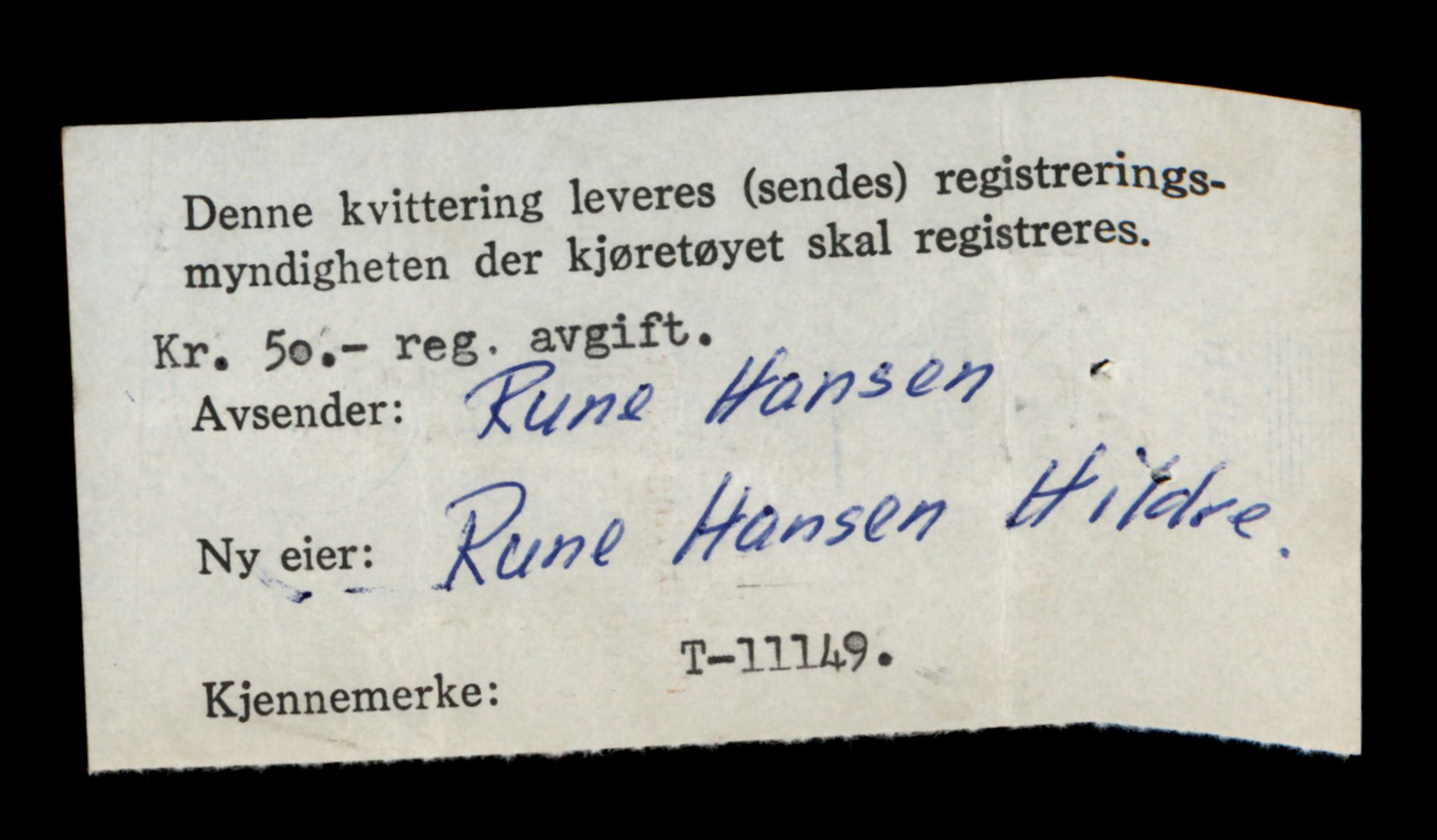 Møre og Romsdal vegkontor - Ålesund trafikkstasjon, AV/SAT-A-4099/F/Fe/L0026: Registreringskort for kjøretøy T 11046 - T 11160, 1927-1998, p. 2698