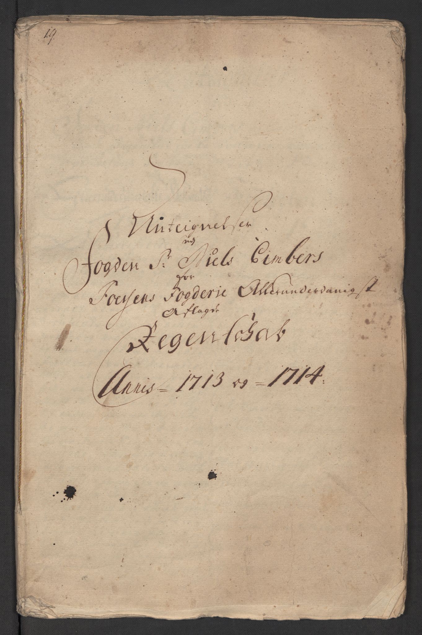 Rentekammeret inntil 1814, Reviderte regnskaper, Fogderegnskap, RA/EA-4092/R57/L3862: Fogderegnskap Fosen, 1714, p. 312