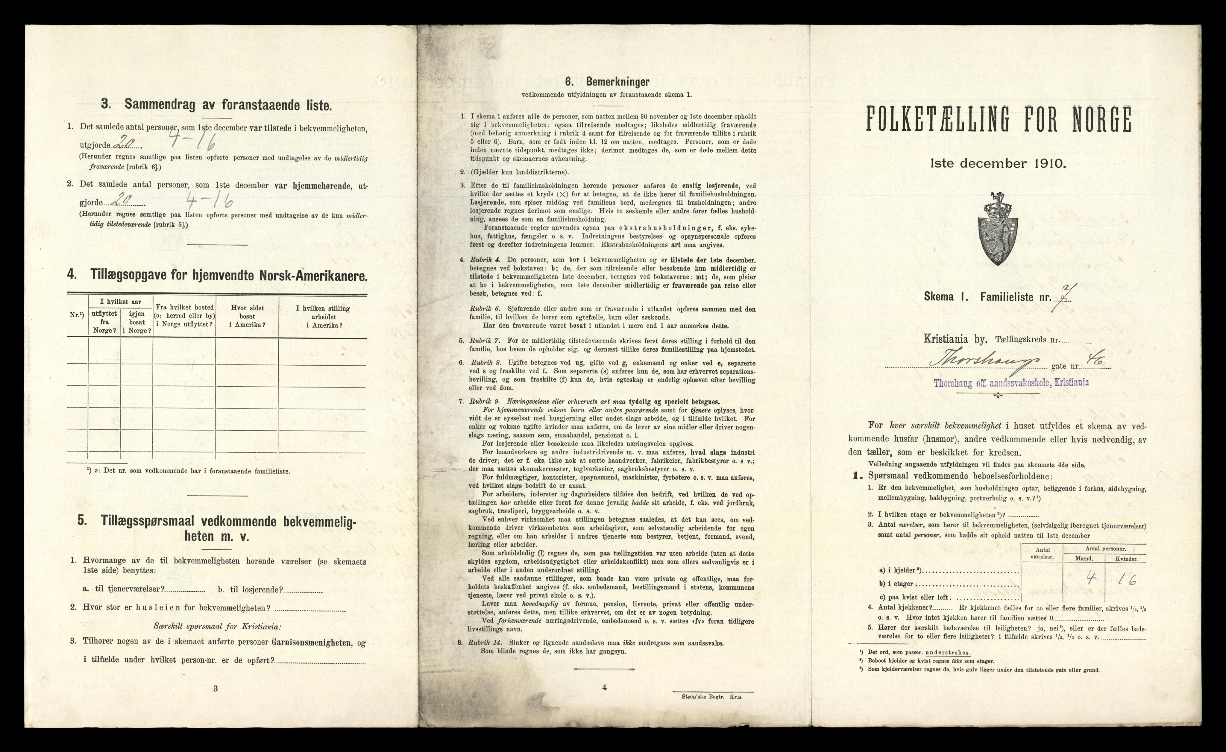 RA, 1910 census for Kristiania, 1910, p. 110245
