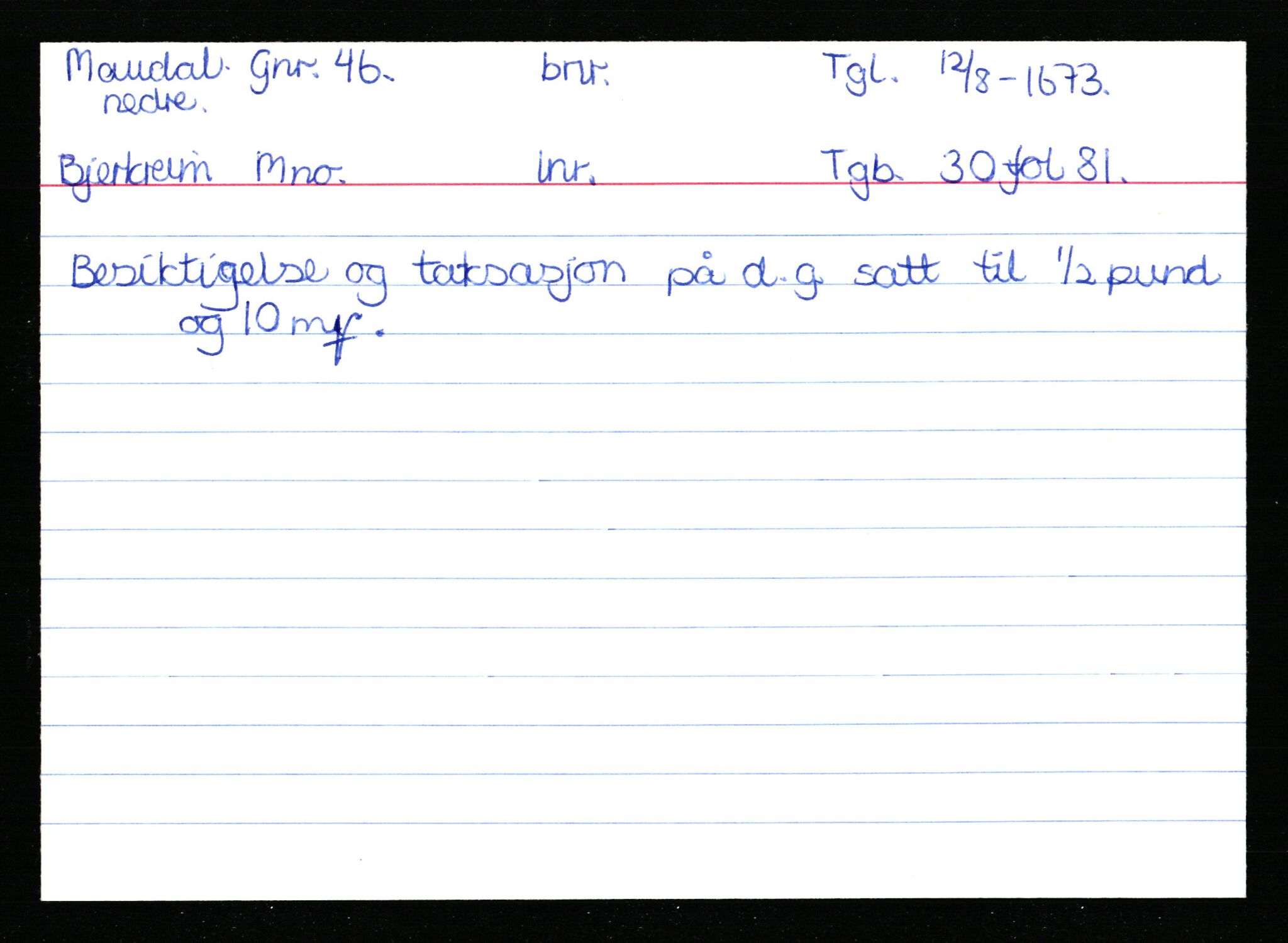 Statsarkivet i Stavanger, AV/SAST-A-101971/03/Y/Ym/L0037: Åstedskort sortert etter gårdsnavn: Lædre - Mauland, 1600-1950, p. 591