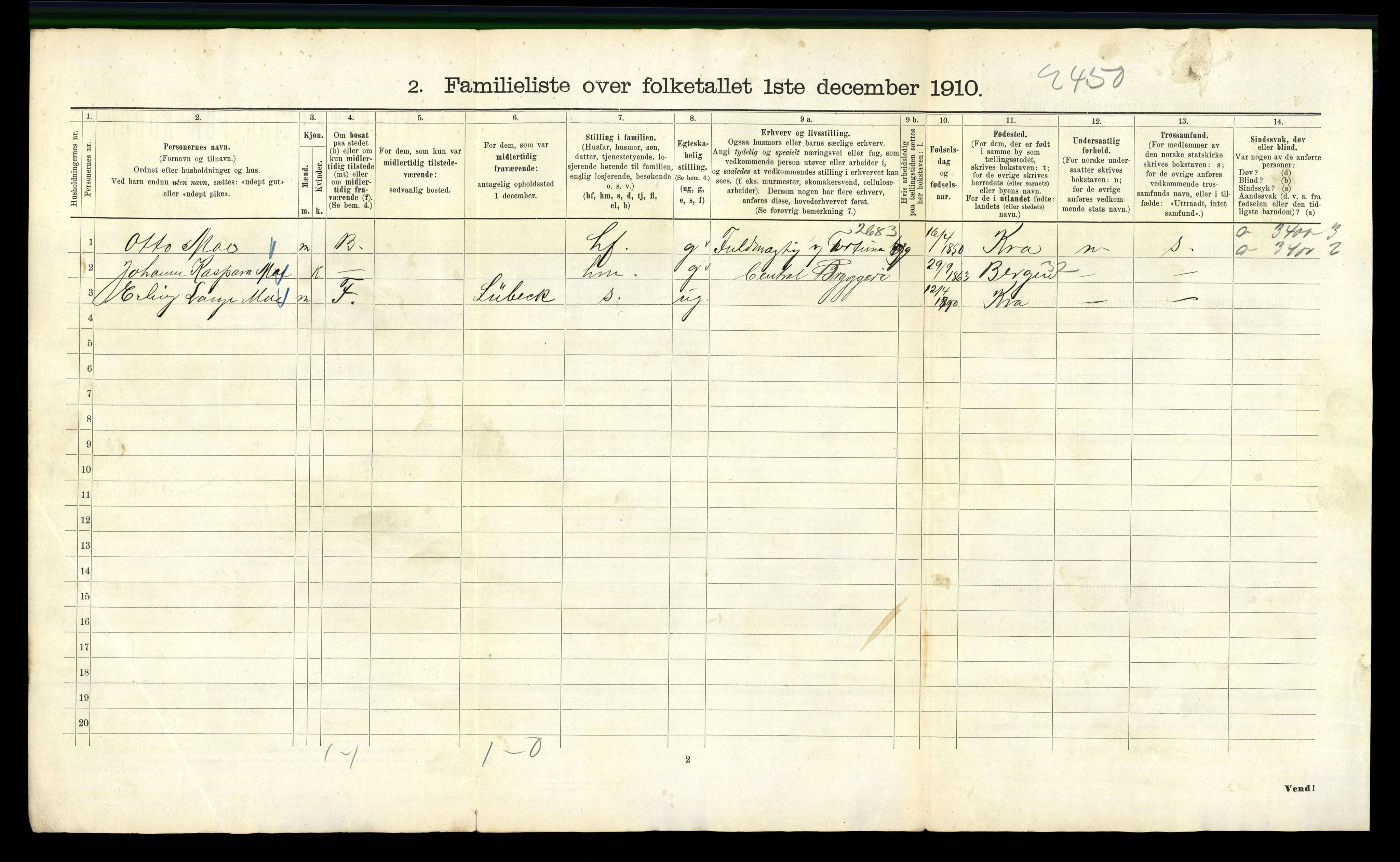 RA, 1910 census for Kristiania, 1910, p. 99534