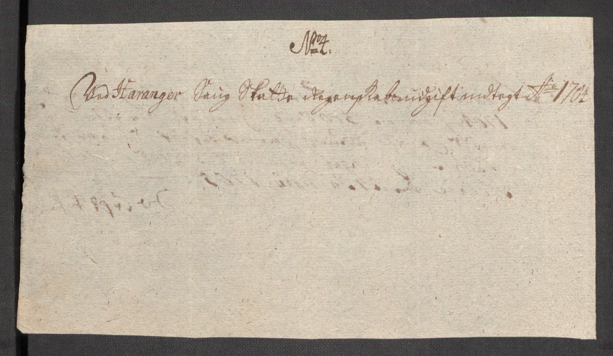 Rentekammeret inntil 1814, Reviderte regnskaper, Fogderegnskap, AV/RA-EA-4092/R48/L2982: Fogderegnskap Sunnhordland og Hardanger, 1704, p. 204