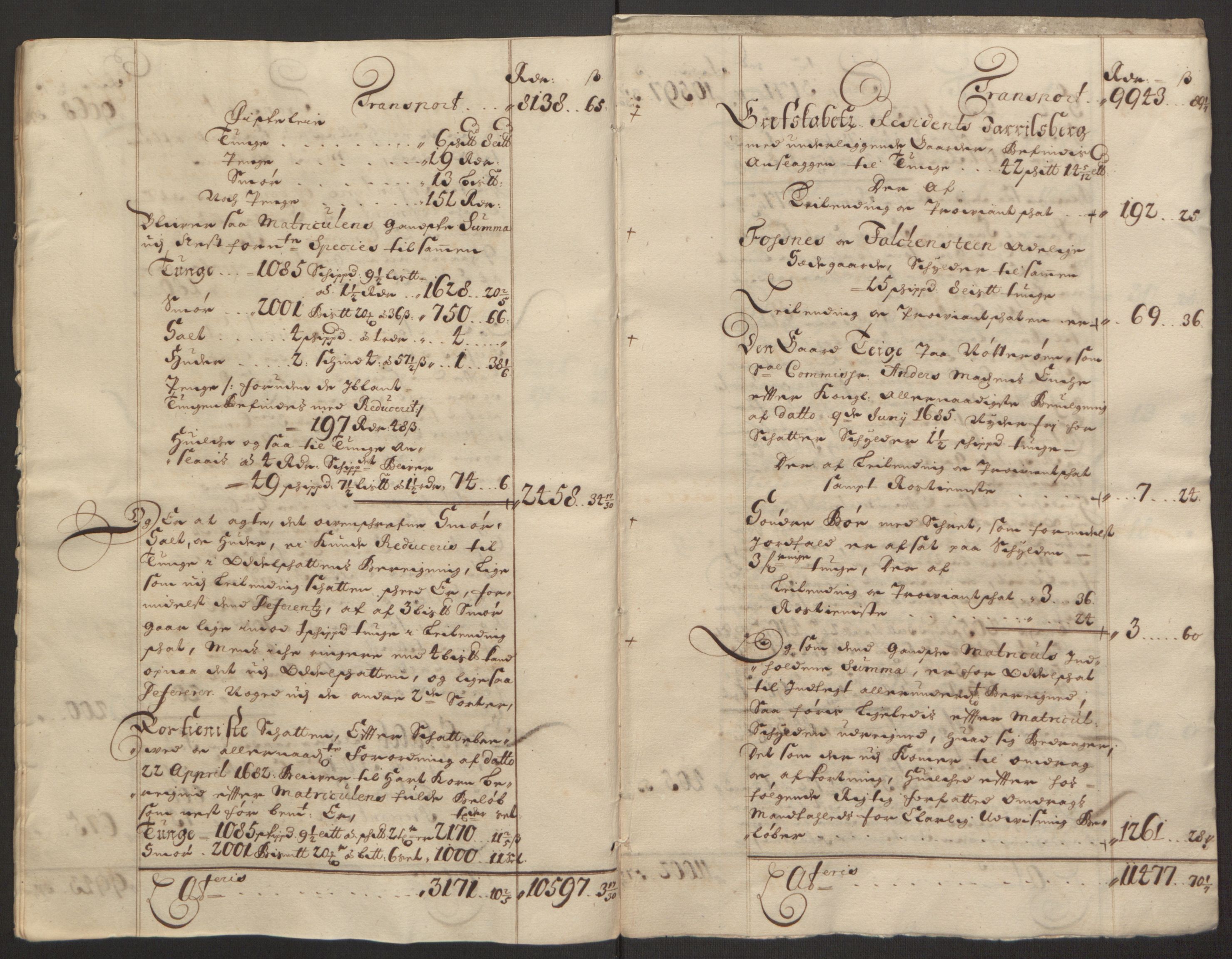 Rentekammeret inntil 1814, Reviderte regnskaper, Fogderegnskap, AV/RA-EA-4092/R32/L1867: Fogderegnskap Jarlsberg grevskap, 1694-1696, p. 134