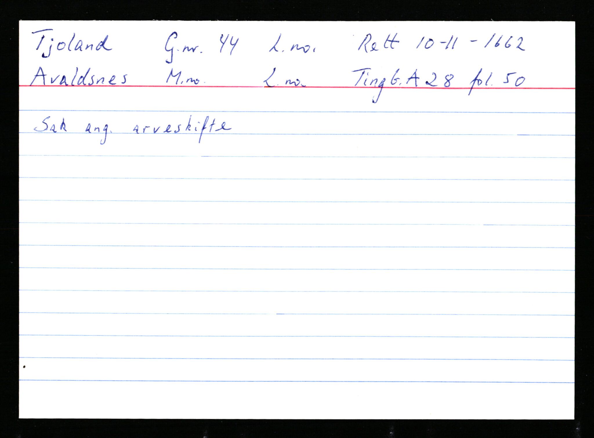 Statsarkivet i Stavanger, AV/SAST-A-101971/03/Y/Ym/L0060: Åstedskort sortert etter gårdsnavn: Tengesdal - Tjørn, 1600-1950, p. 614