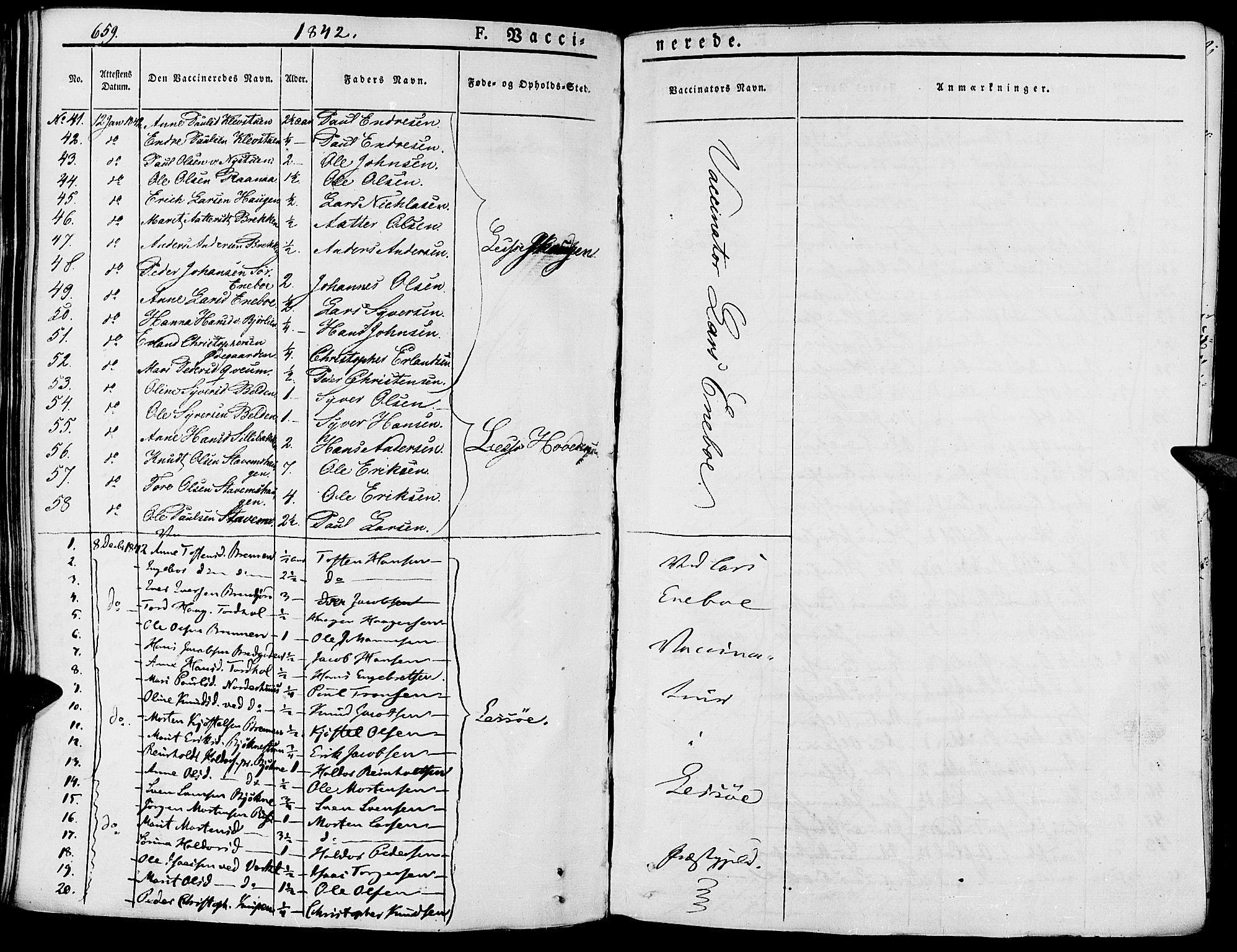 Lesja prestekontor, SAH/PREST-068/H/Ha/Haa/L0005: Parish register (official) no. 5, 1830-1842, p. 659