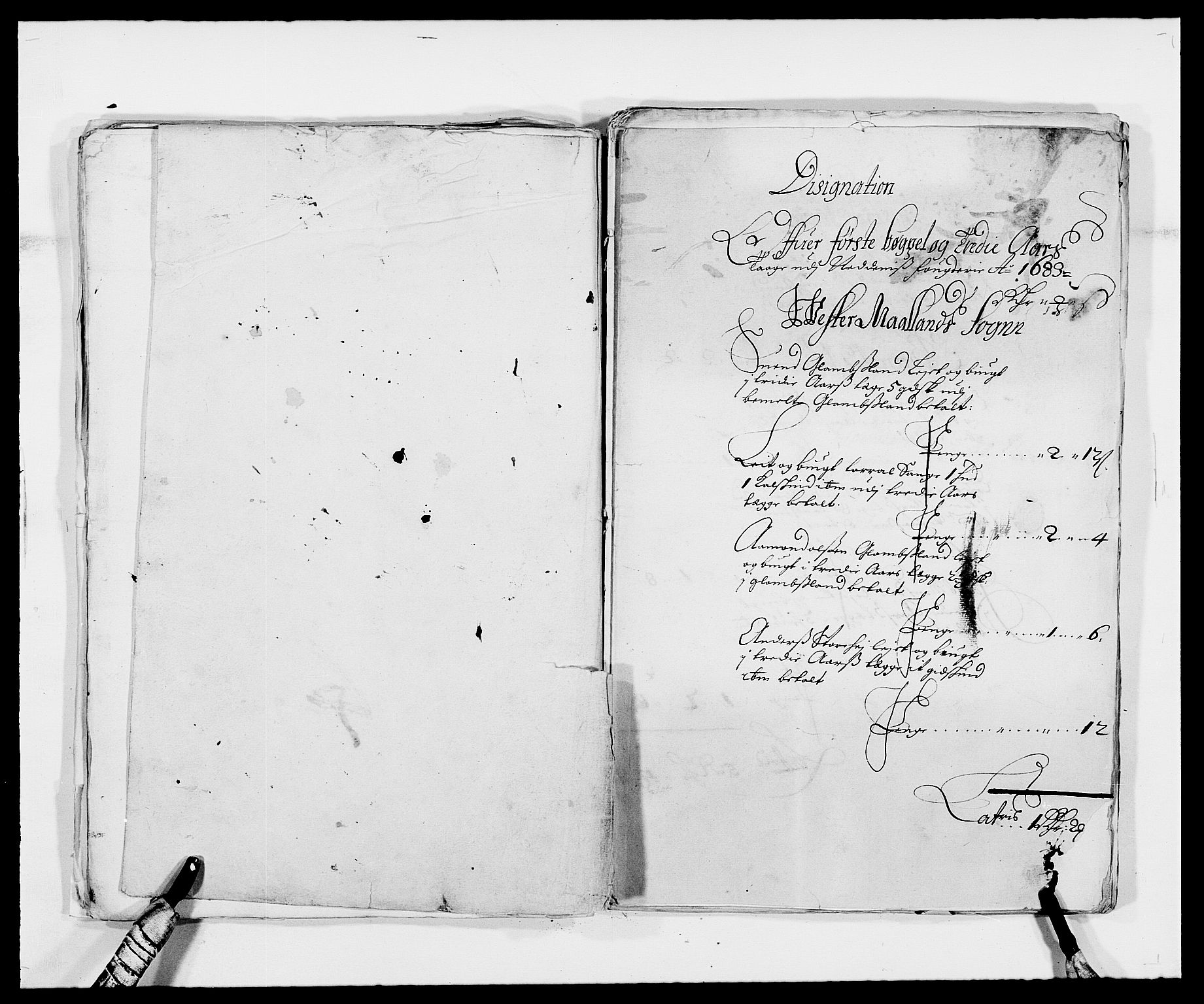 Rentekammeret inntil 1814, Reviderte regnskaper, Fogderegnskap, AV/RA-EA-4092/R39/L2305: Fogderegnskap Nedenes, 1683, p. 57