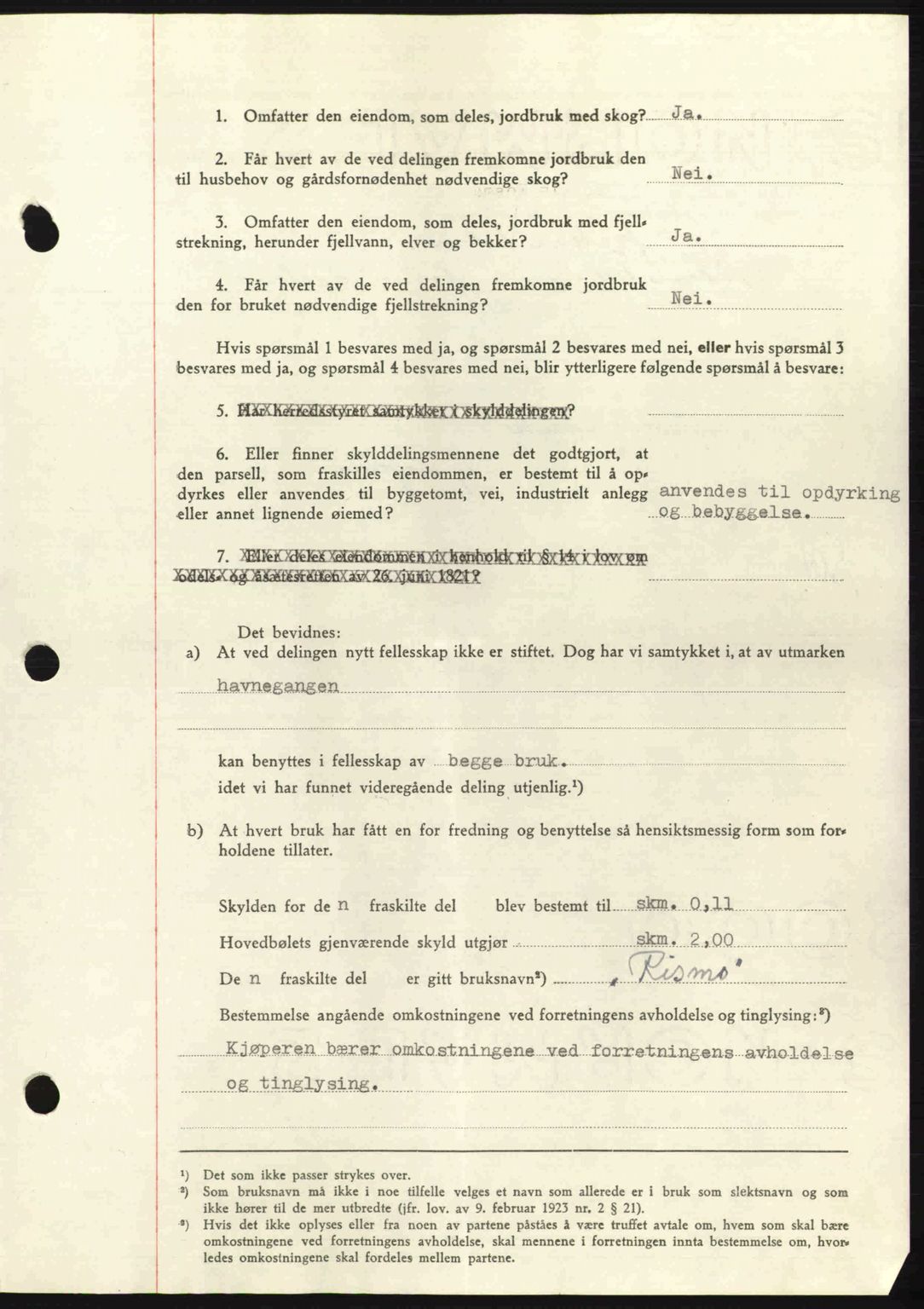 Salten sorenskriveri, AV/SAT-A-4578/1/2/2C: Mortgage book no. A14-15, 1943-1945, Diary no: : 2513/1944