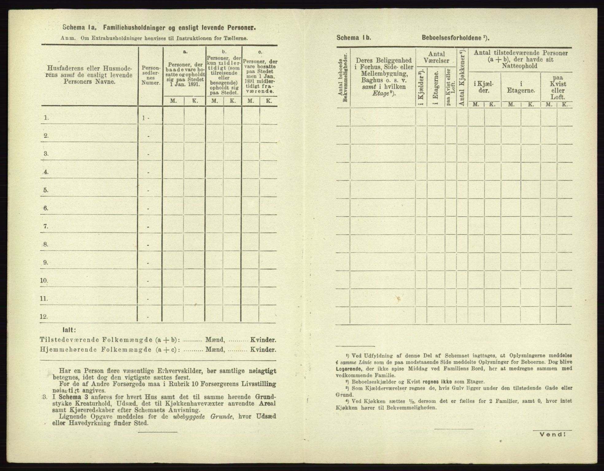 RA, 1891 census for 0101 Fredrikshald, 1891, p. 1187