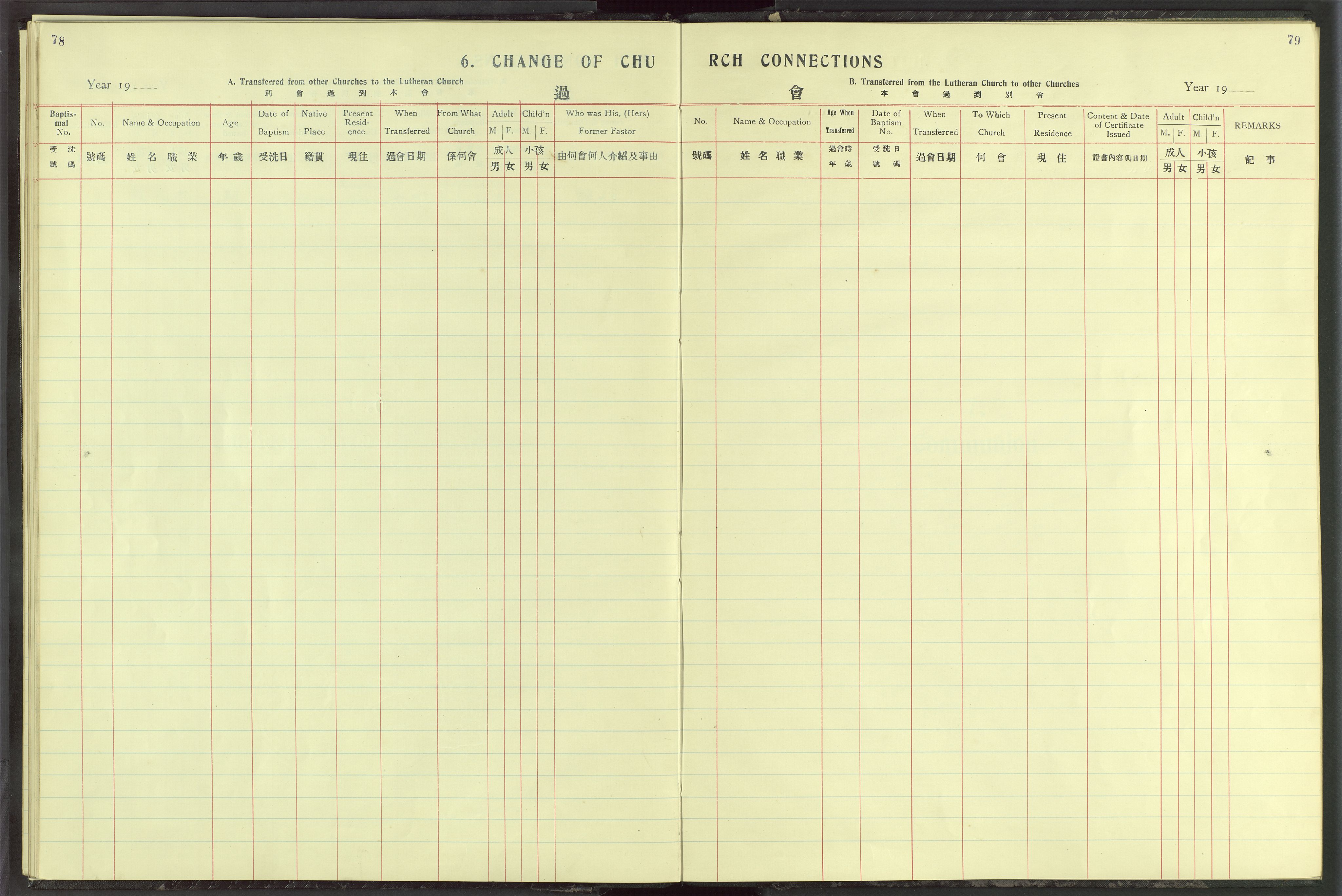 Det Norske Misjonsselskap - utland - Kina (Hunan), VID/MA-A-1065/Dm/L0026: Parish register (official) no. 64, 1920-1932, p. 78-79