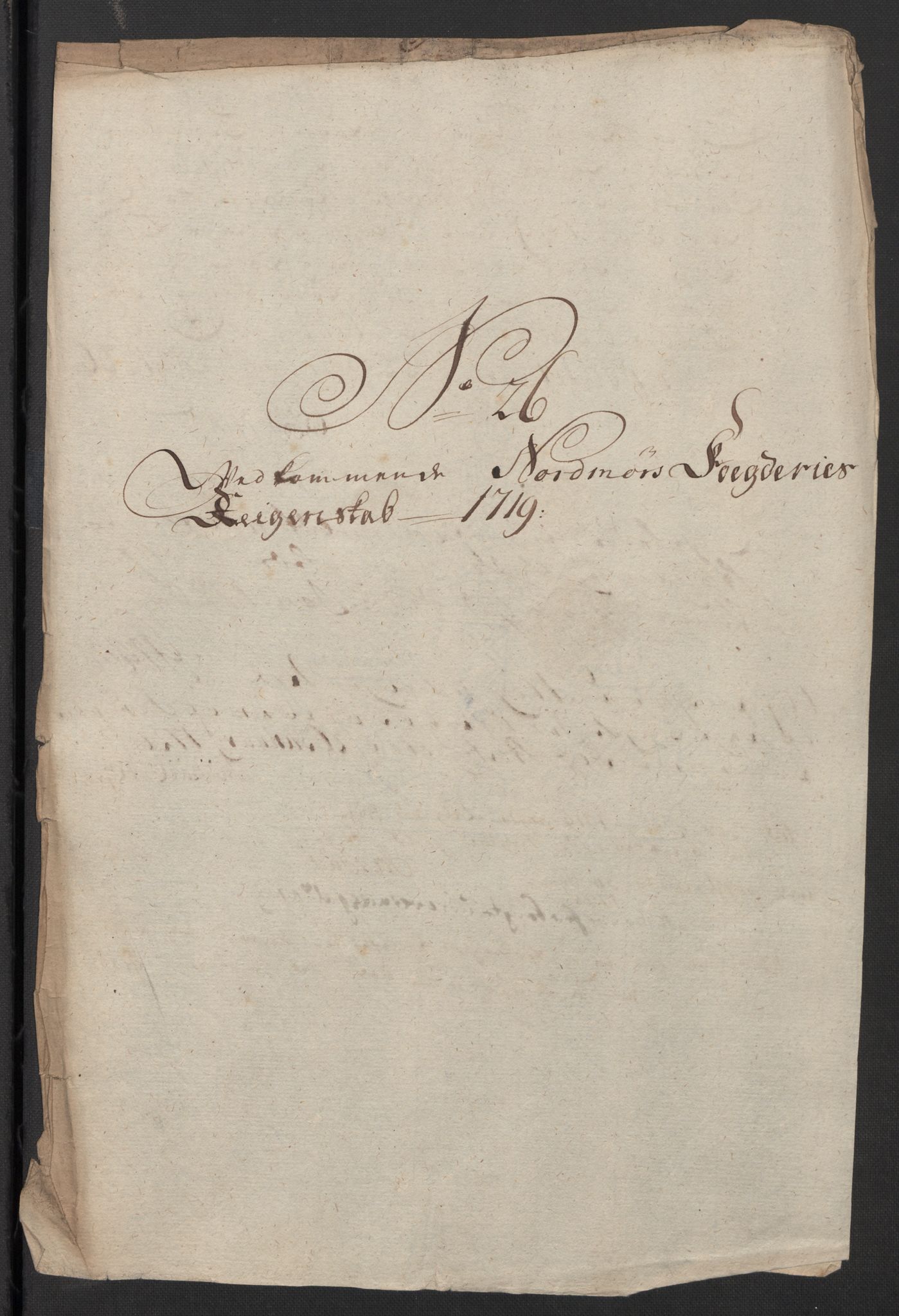 Rentekammeret inntil 1814, Reviderte regnskaper, Fogderegnskap, AV/RA-EA-4092/R56/L3752: Fogderegnskap Nordmøre, 1719, p. 194