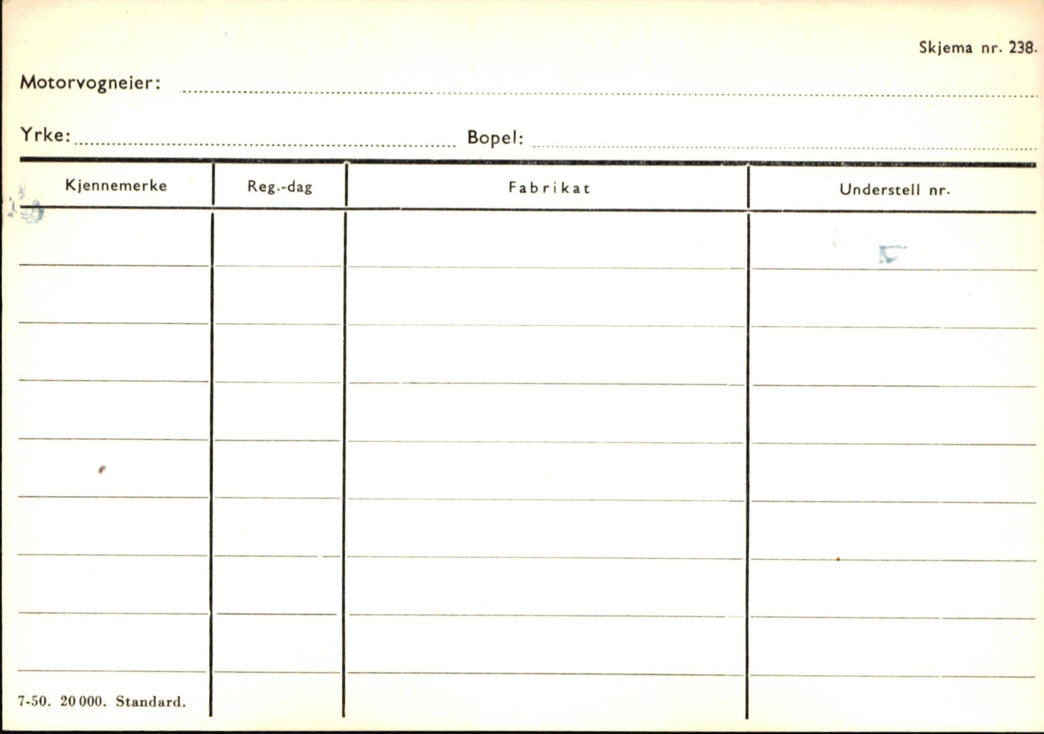 Statens vegvesen, Sogn og Fjordane vegkontor, SAB/A-5301/4/F/L0145: Registerkort Vågsøy S-Å. Årdal I-P, 1945-1975, p. 2357