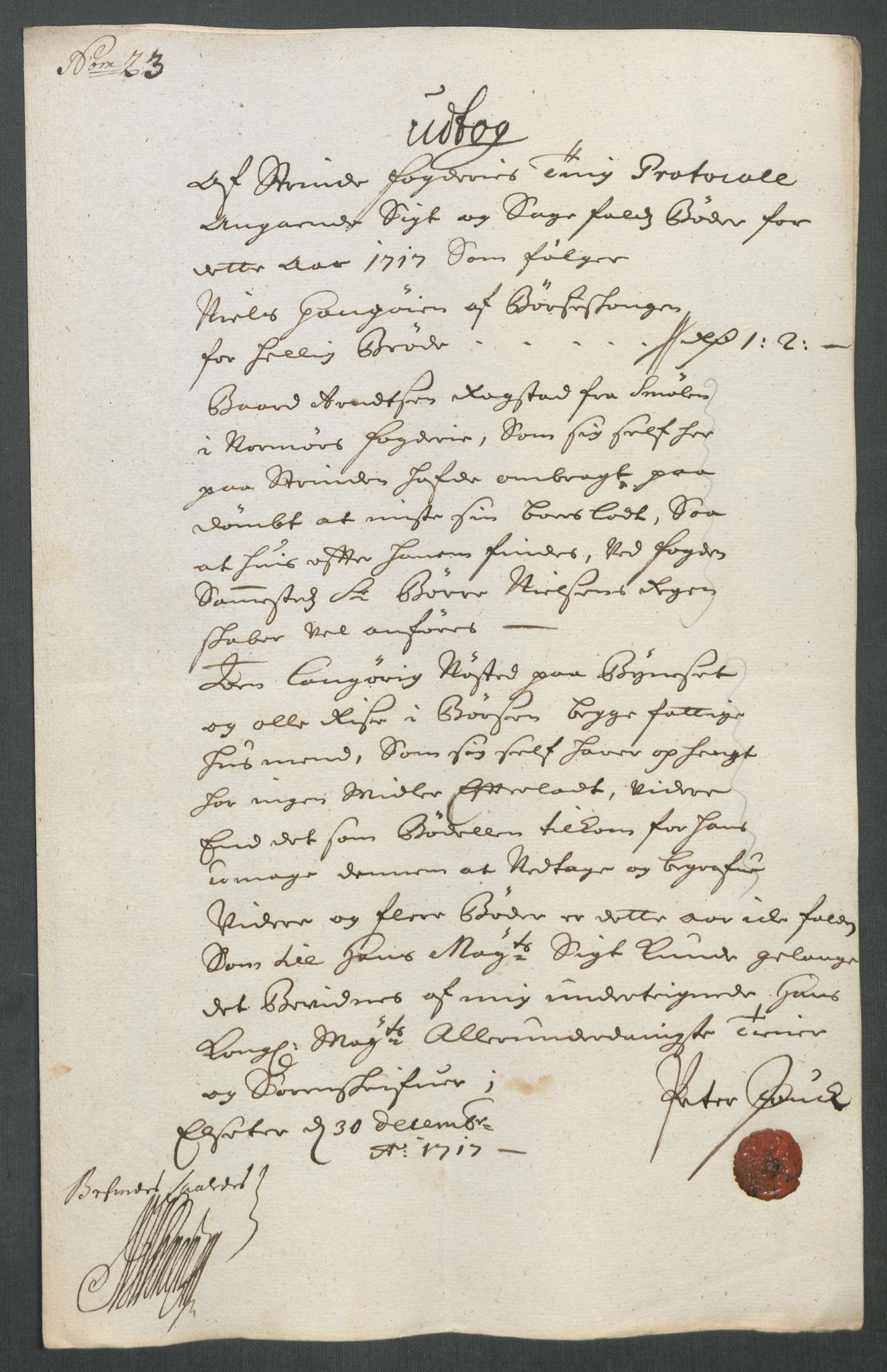Rentekammeret inntil 1814, Reviderte regnskaper, Fogderegnskap, AV/RA-EA-4092/R61/L4116: Fogderegnskap Strinda og Selbu, 1717-1718, p. 185