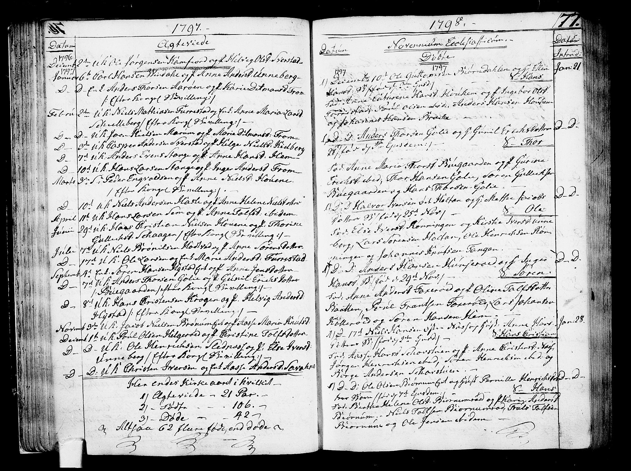 Sandar kirkebøker, SAKO/A-243/F/Fa/L0003: Parish register (official) no. 3, 1789-1814, p. 77