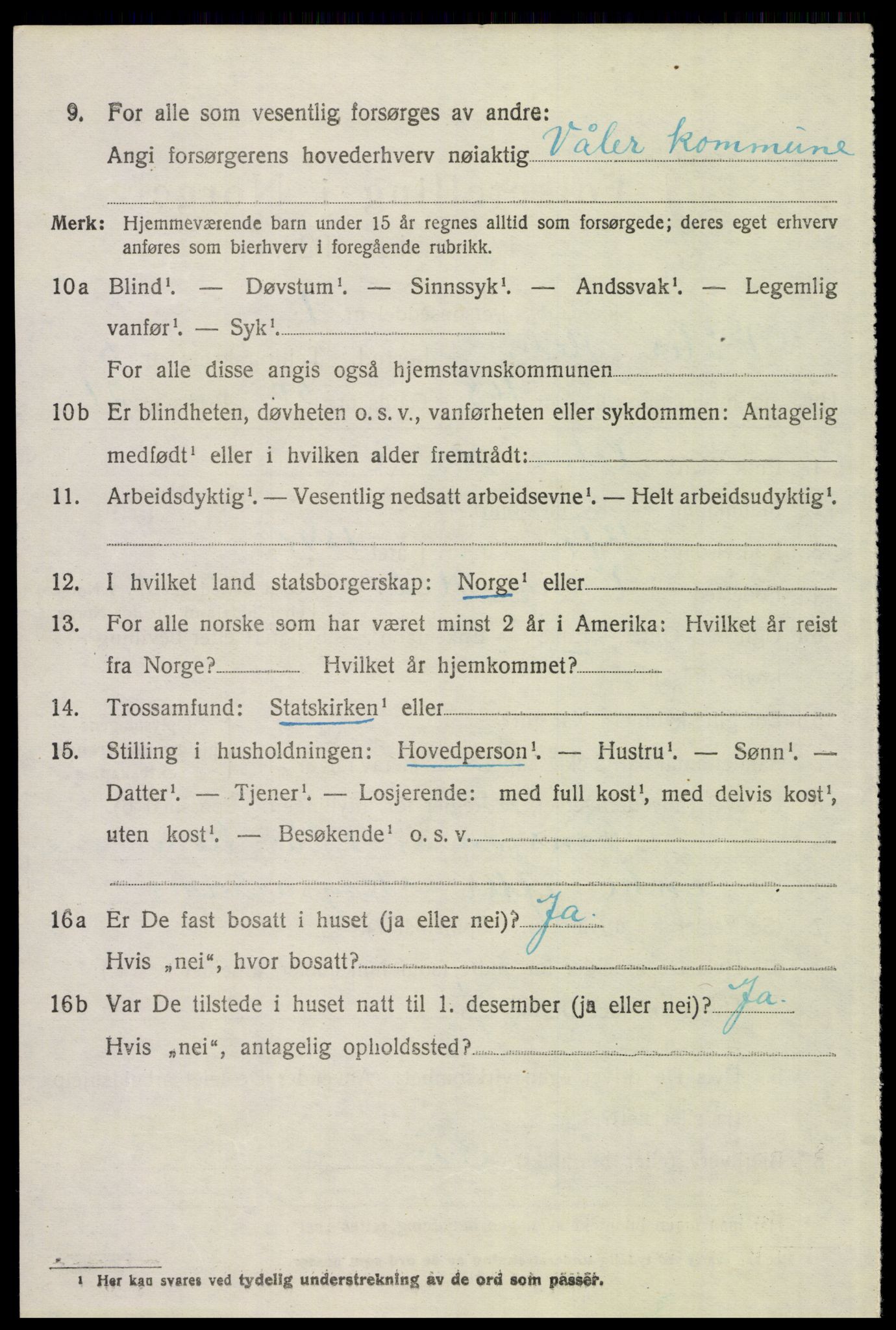 SAH, 1920 census for Våler (Hedmark), 1920, p. 6756