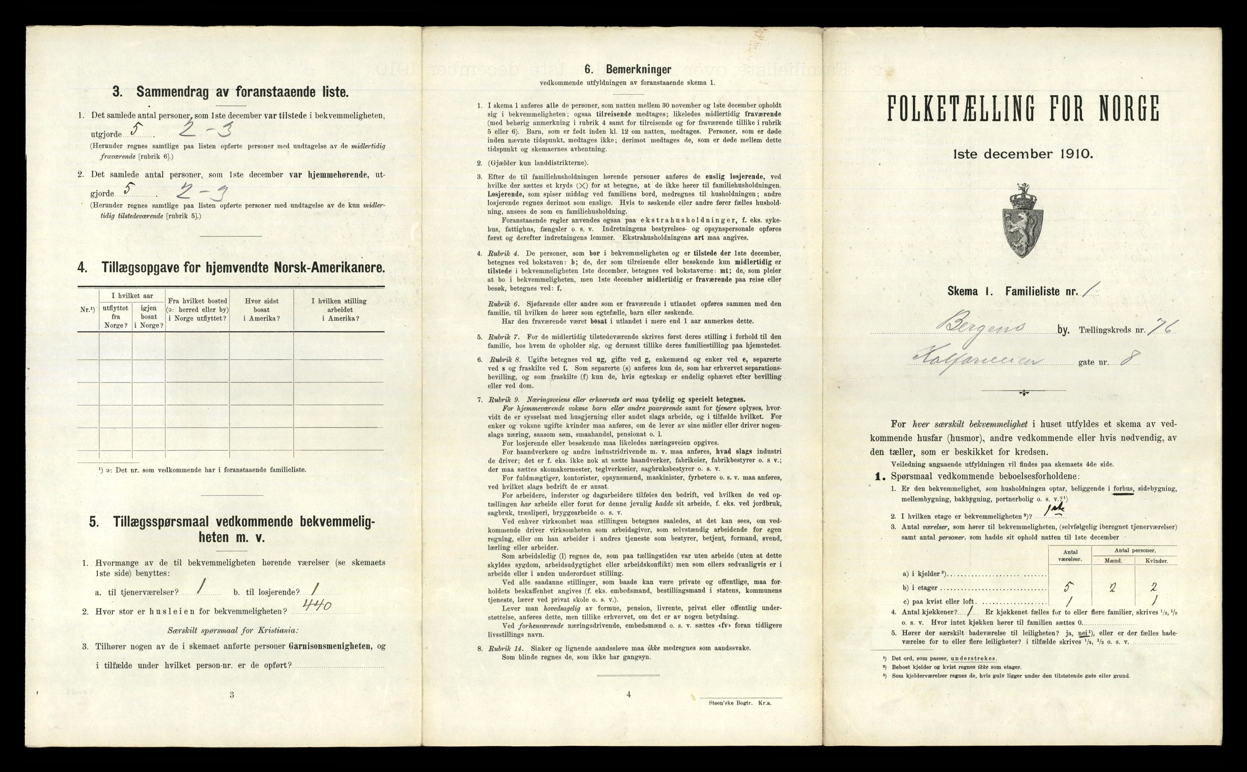 RA, 1910 census for Bergen, 1910, p. 26277