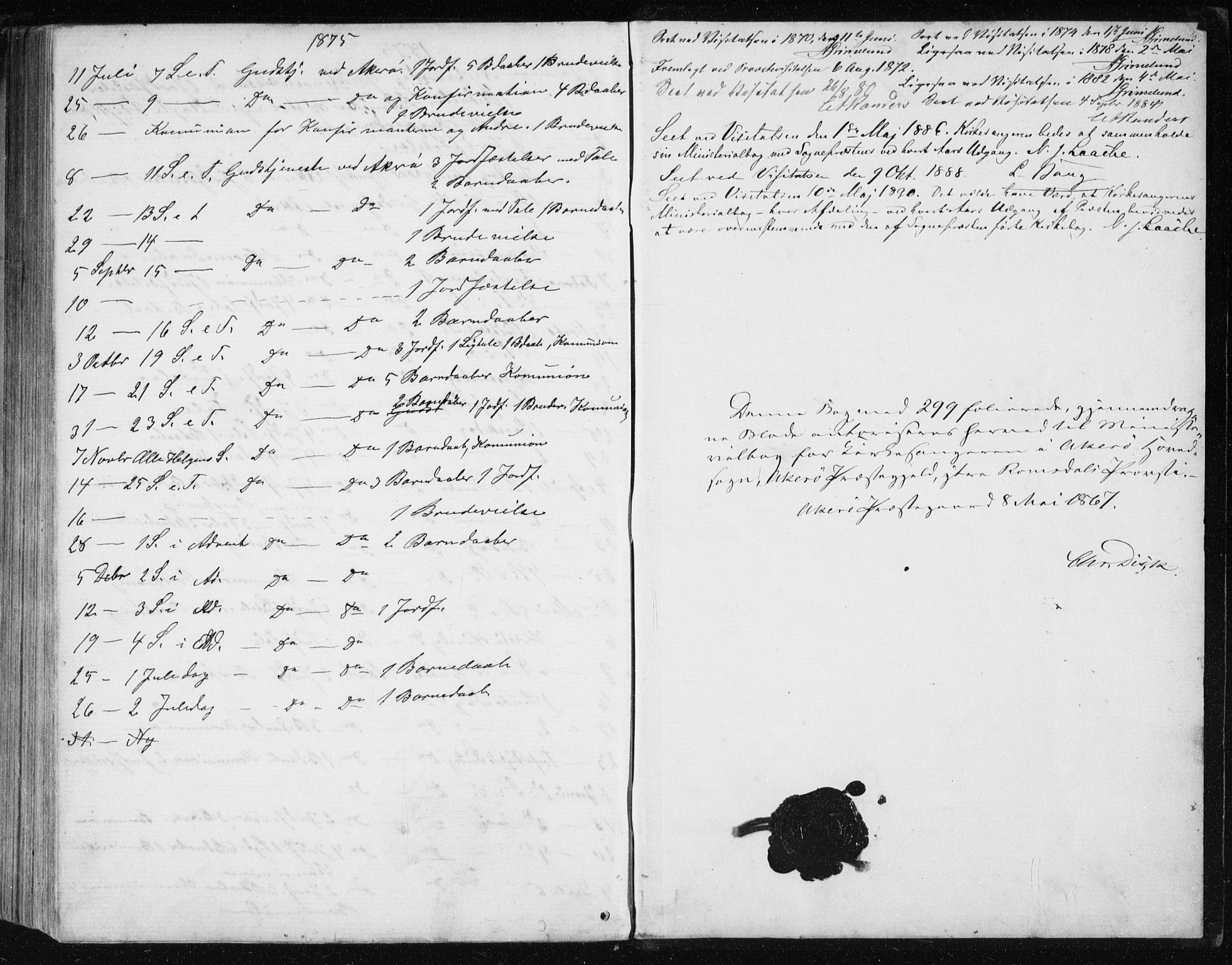 Ministerialprotokoller, klokkerbøker og fødselsregistre - Møre og Romsdal, AV/SAT-A-1454/560/L0724: Parish register (copy) no. 560C01, 1867-1892