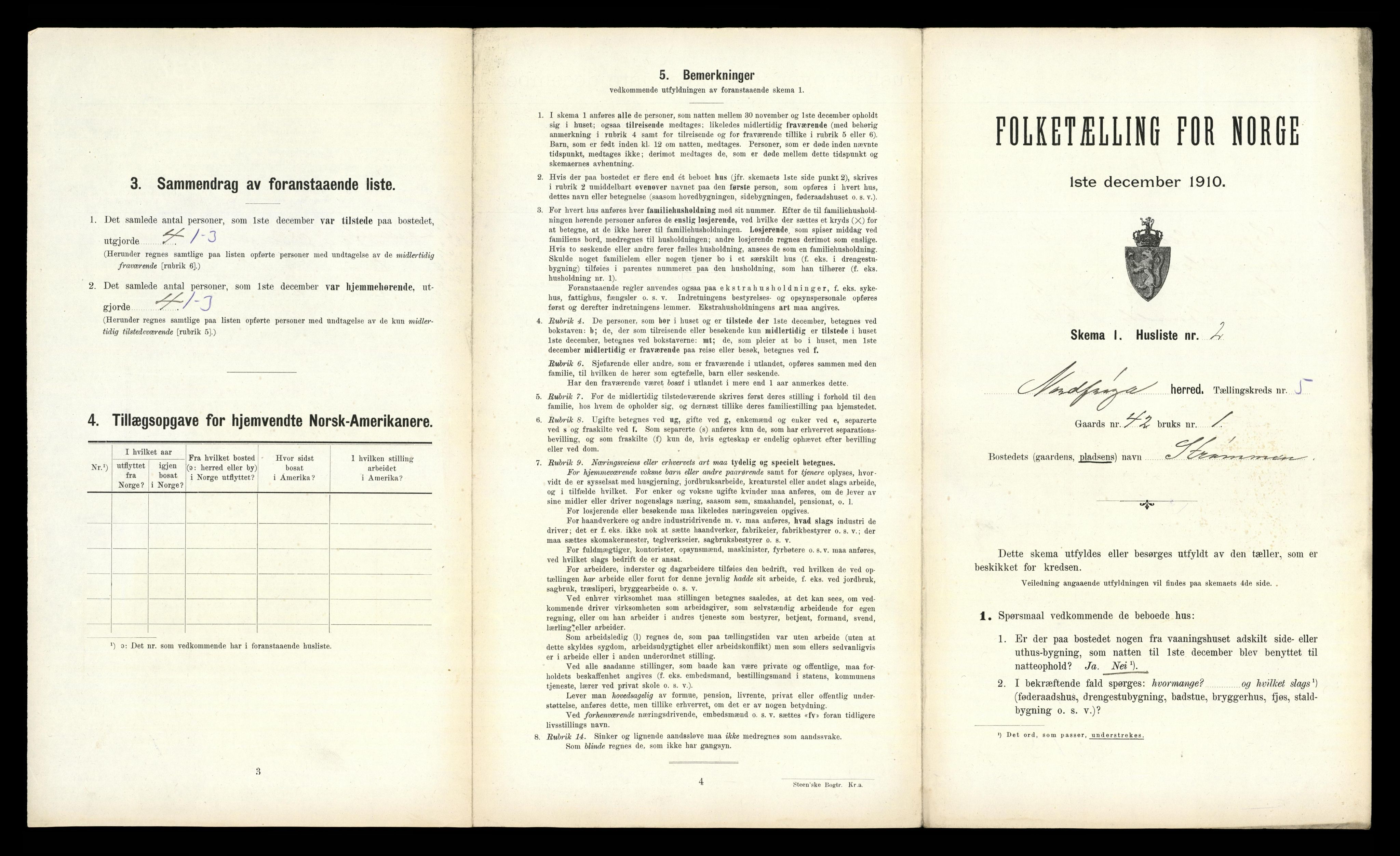 RA, 1910 census for Nord-Frøya, 1910, p. 424