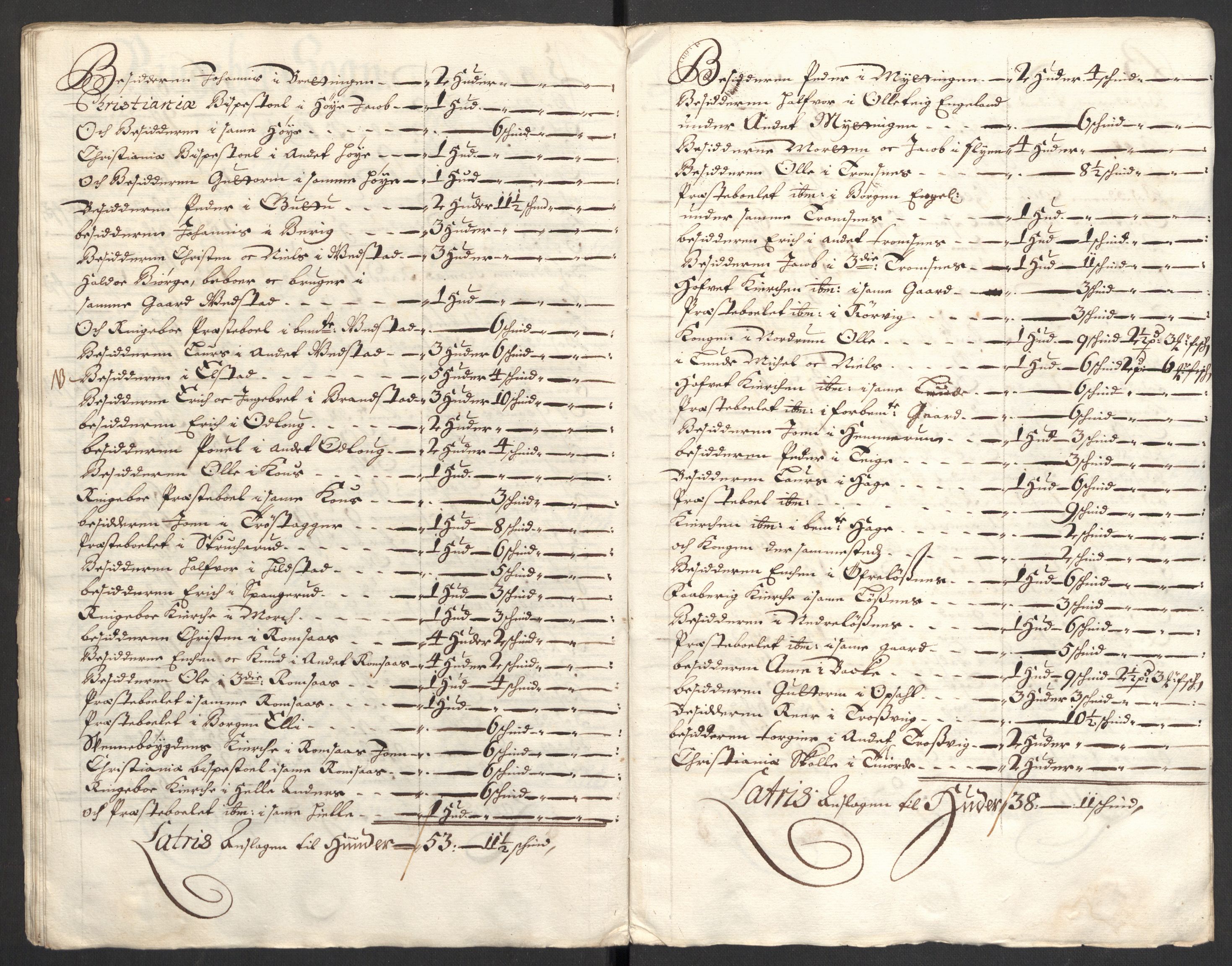 Rentekammeret inntil 1814, Reviderte regnskaper, Fogderegnskap, AV/RA-EA-4092/R17/L1170: Fogderegnskap Gudbrandsdal, 1696-1697, p. 107