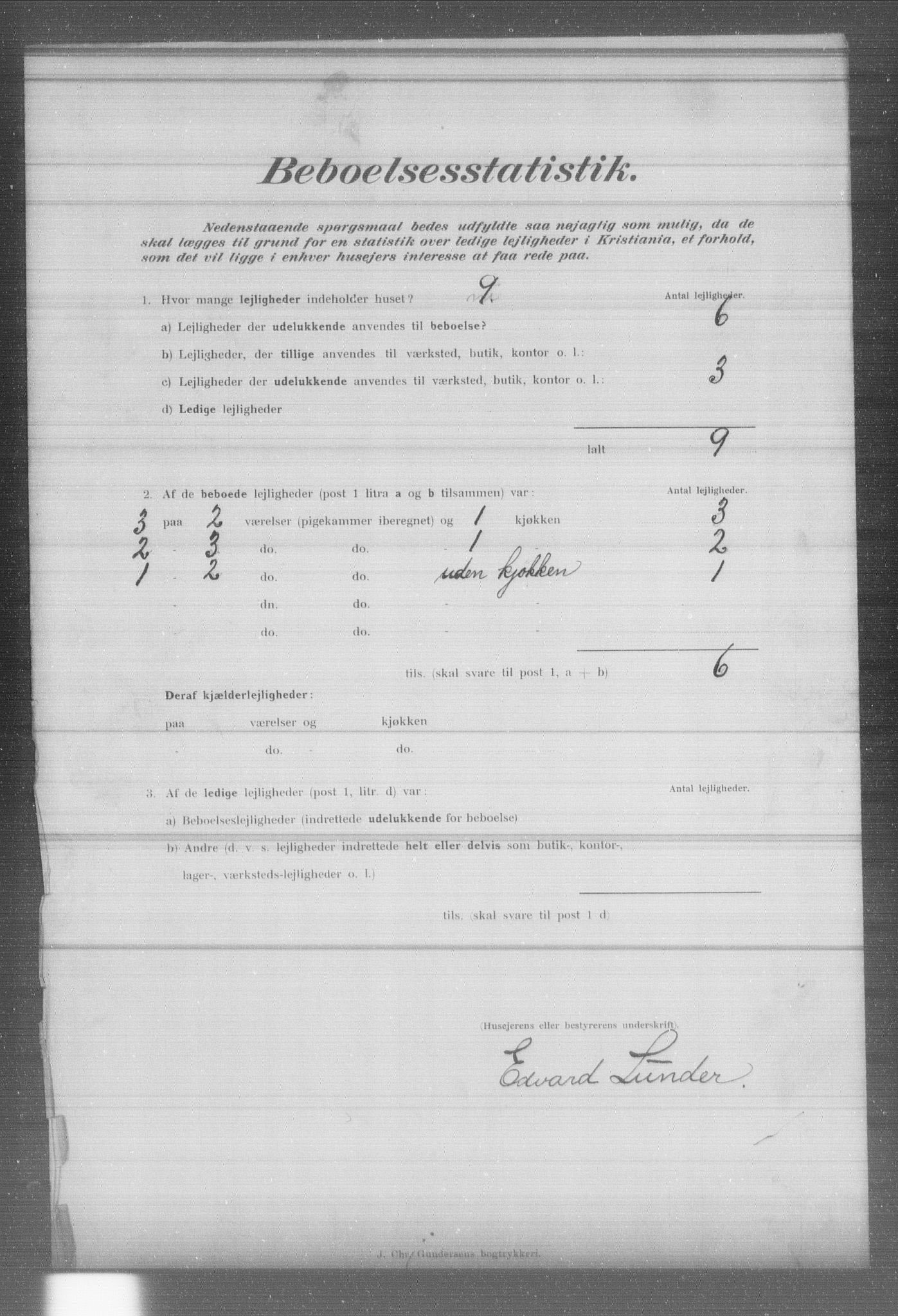 OBA, Municipal Census 1902 for Kristiania, 1902, p. 5865