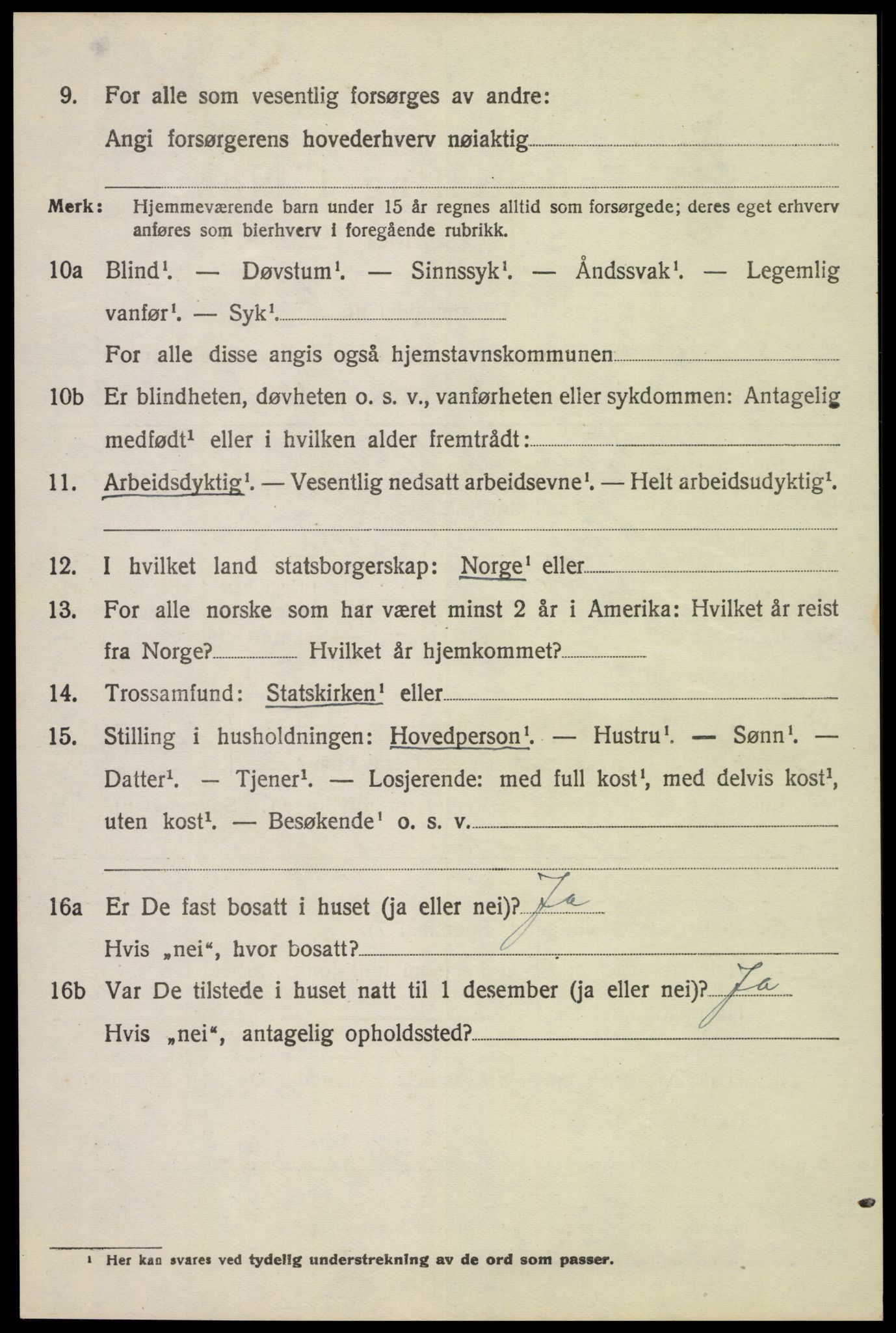 SAH, 1920 census for Sør-Fron, 1920, p. 6014