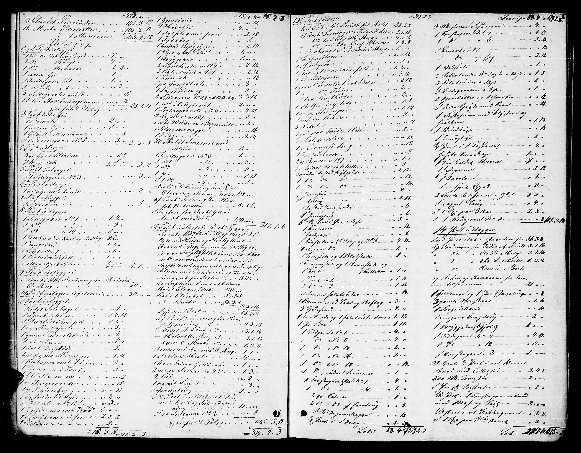 Nordmøre sorenskriveri, SAT/A-4132/1/3/3A/L0033: Utlodningsprotokoll nr. 02, 1850-1862, p. 2
