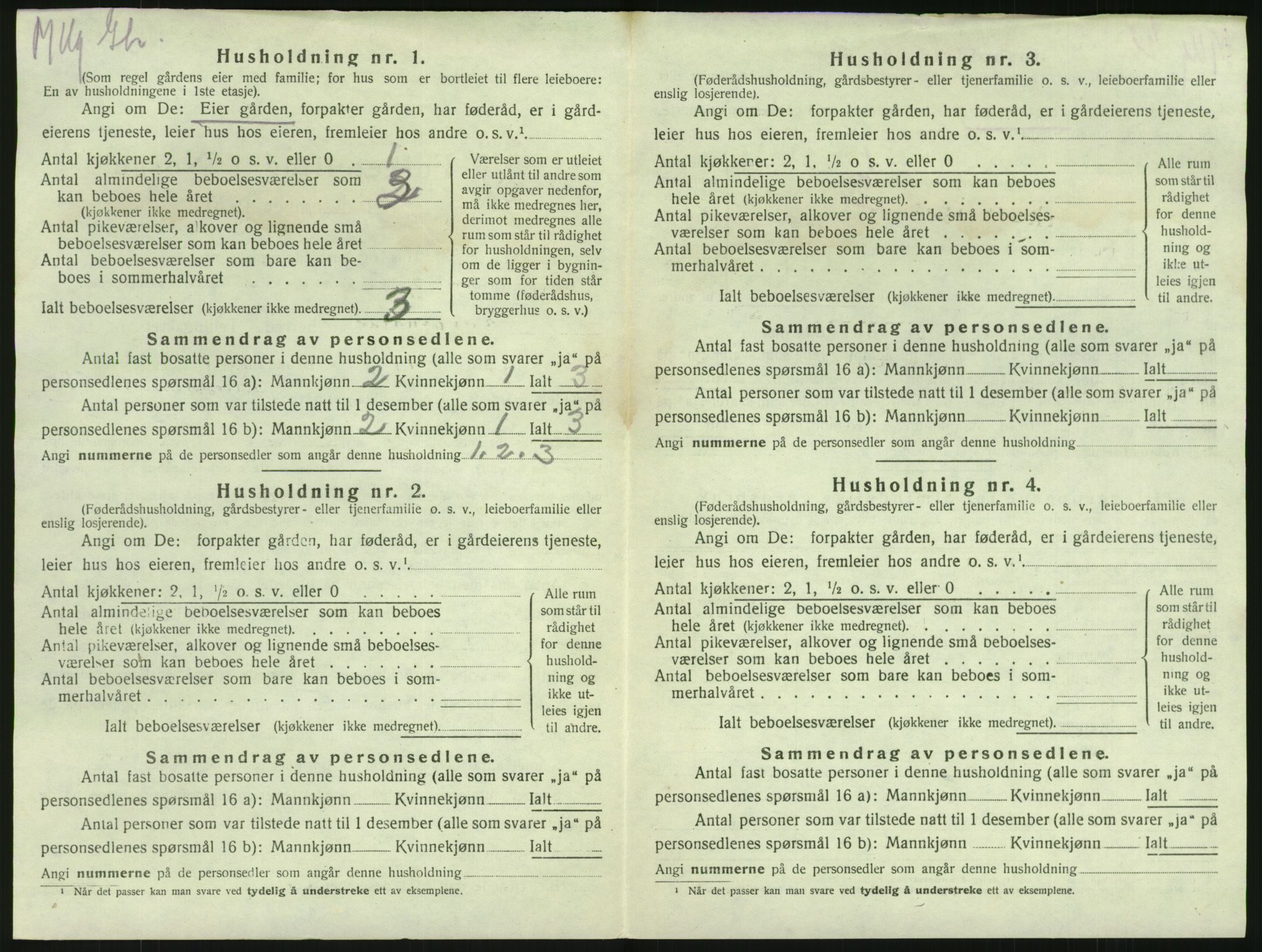 SAKO, 1920 census for Brunlanes, 1920, p. 962