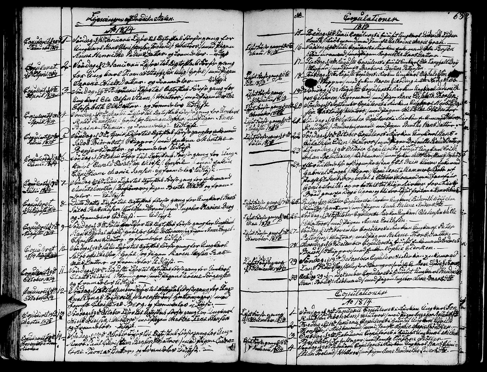 Nykirken Sokneprestembete, SAB/A-77101/H/Hab: Parish register (copy) no. A 2, 1782-1847, p. 63