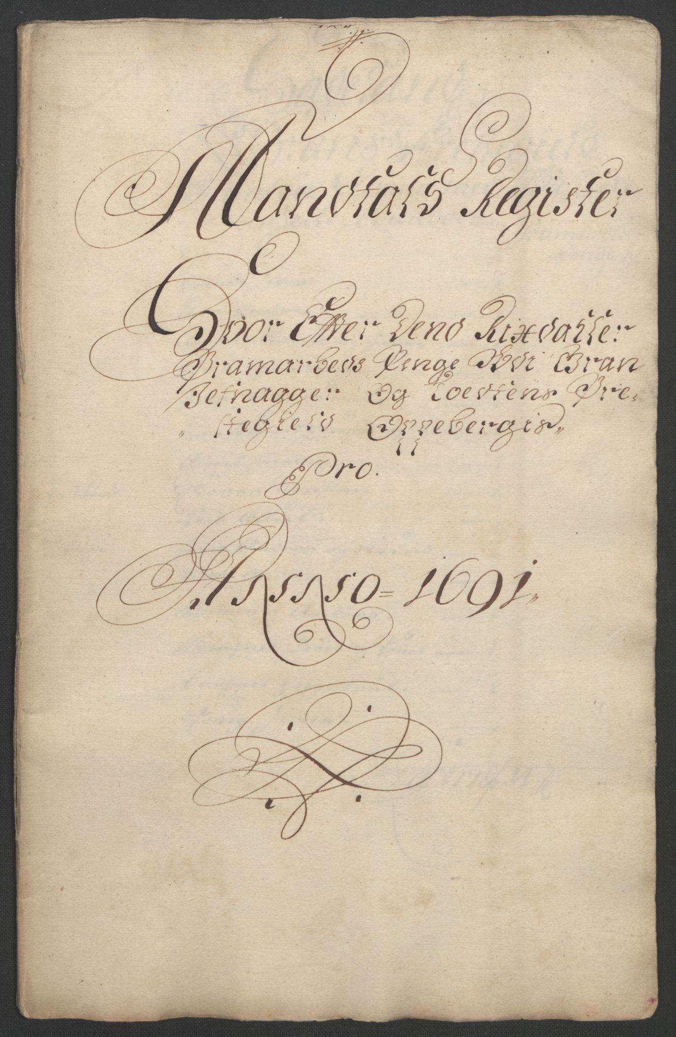 Rentekammeret inntil 1814, Reviderte regnskaper, Fogderegnskap, AV/RA-EA-4092/R18/L1290: Fogderegnskap Hadeland, Toten og Valdres, 1691, p. 235