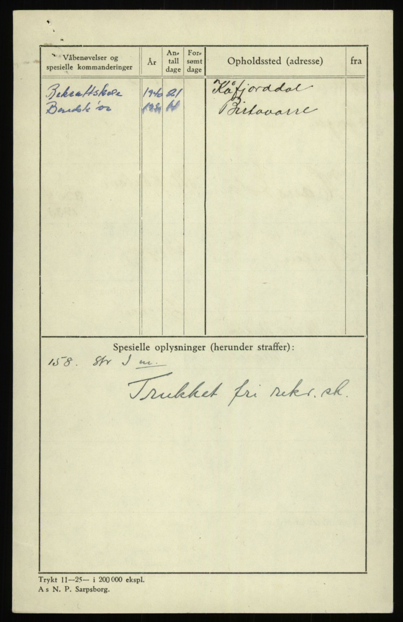 Forsvaret, Troms infanteriregiment nr. 16, AV/RA-RAFA-3146/P/Pa/L0017: Rulleblad for regimentets menige mannskaper, årsklasse 1933, 1933, p. 808