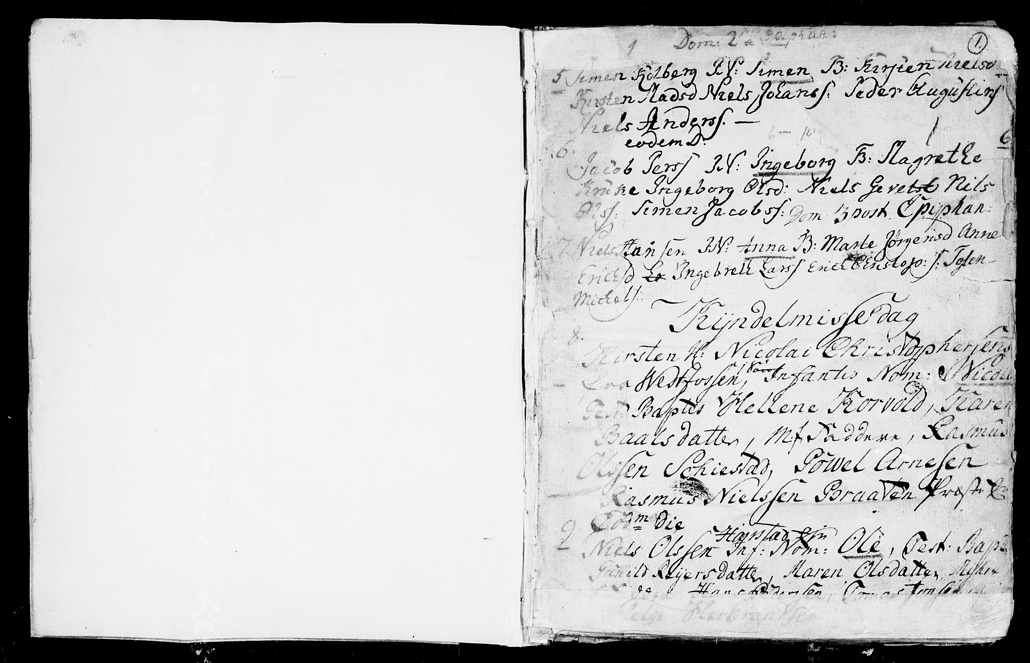 Eiker kirkebøker, SAKO/A-4/F/Fa/L0003: Parish register (official) no. I 3, 1724-1753, p. 1