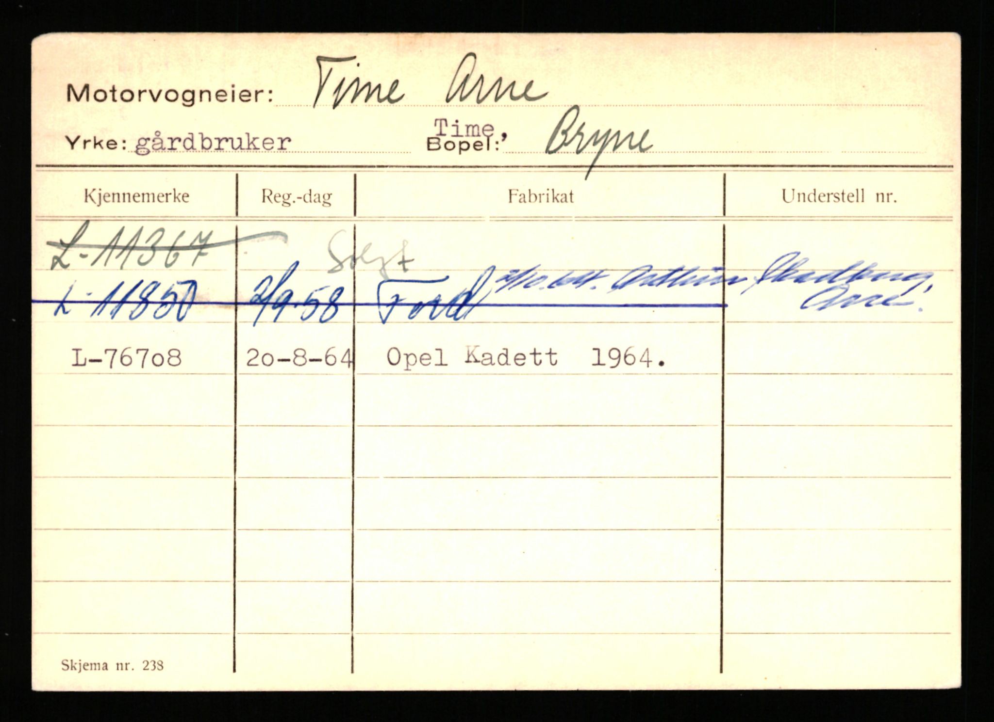 Stavanger trafikkstasjon, AV/SAST-A-101942/0/H/L0038: Sørbø - Tjeltveit, 1930-1971, p. 2491