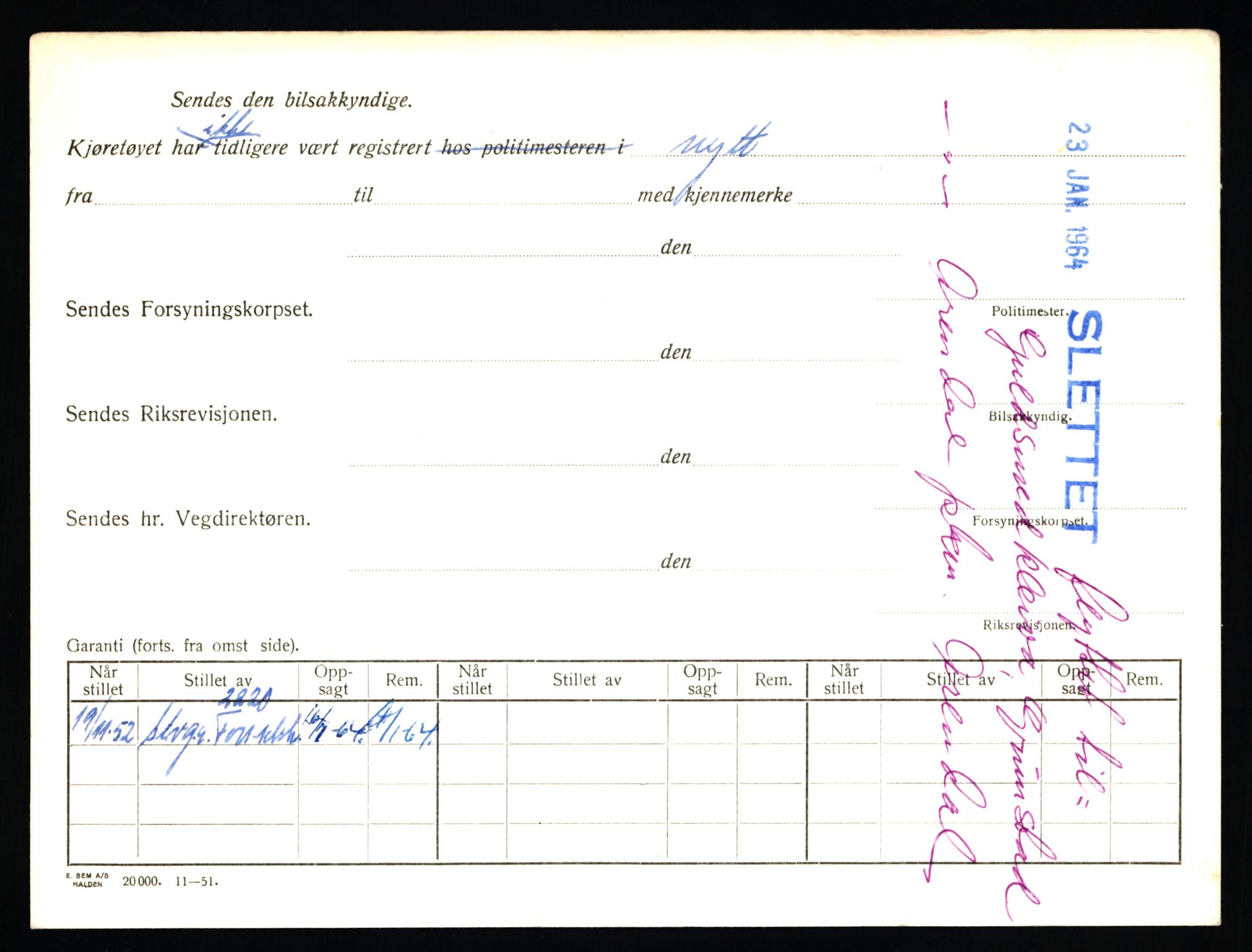 Stavanger trafikkstasjon, AV/SAST-A-101942/0/F/L0045: L-27000 - L-27799, 1930-1971, p. 414