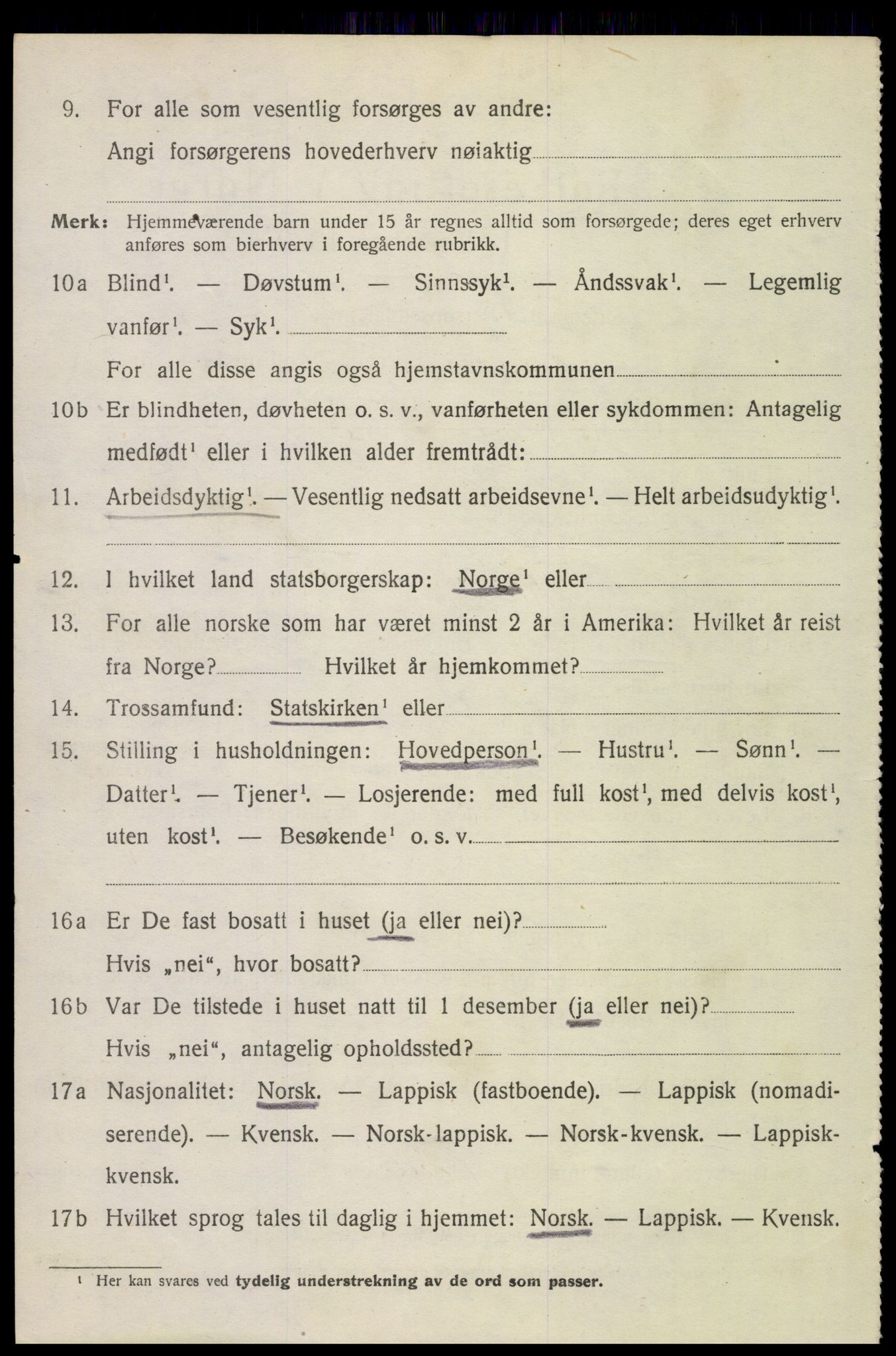 SAT, 1920 census for Bodin, 1920, p. 8351