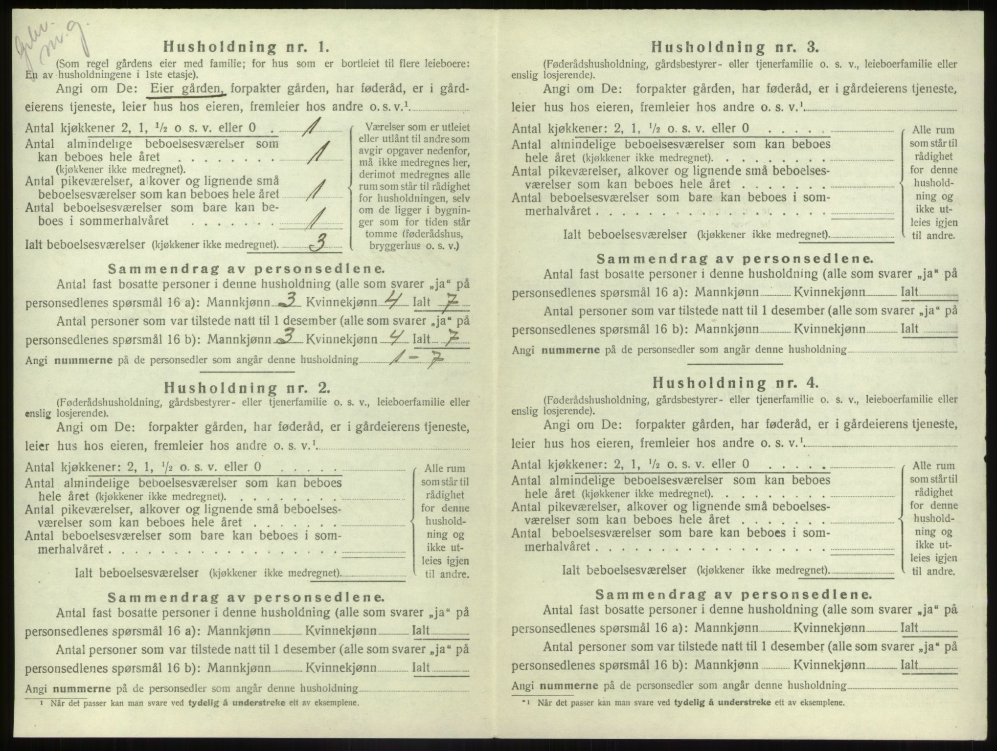 SAB, 1920 census for Naustdal, 1920, p. 508