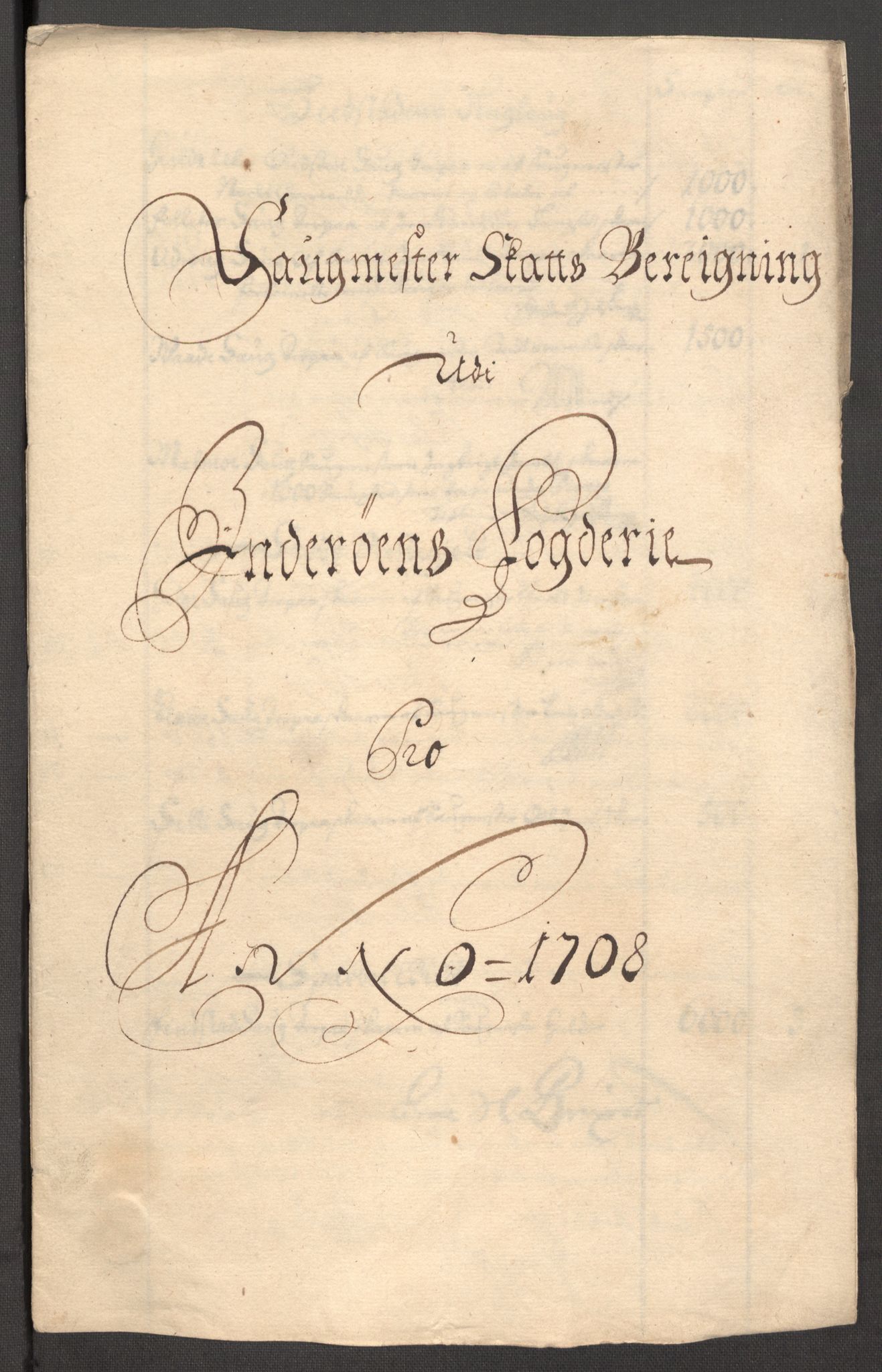 Rentekammeret inntil 1814, Reviderte regnskaper, Fogderegnskap, RA/EA-4092/R63/L4316: Fogderegnskap Inderøy, 1708, p. 132
