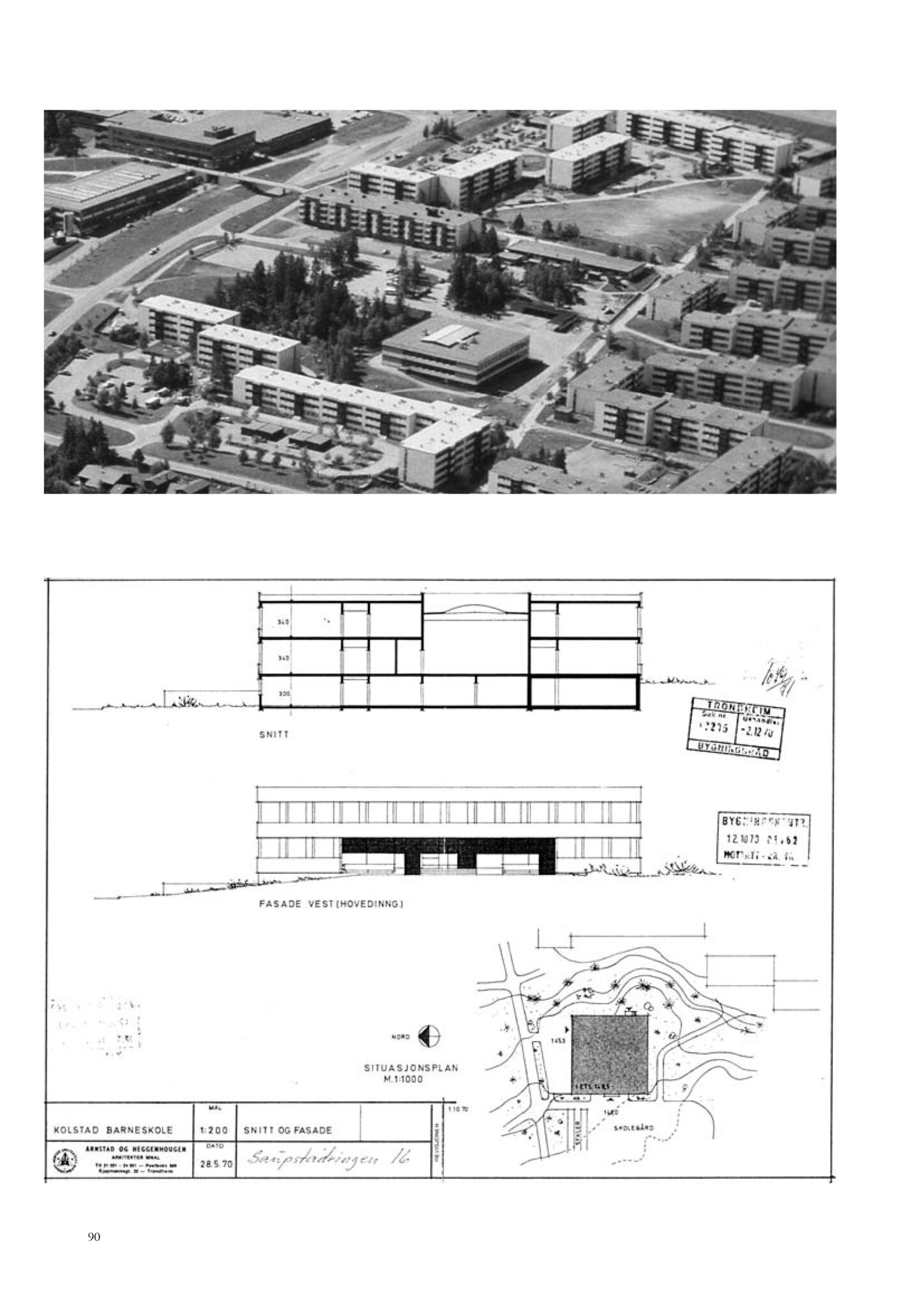 , Trondheim kommunes skoleanlegg - Beskrivelse og antikvarisk klassifisering, 2003, p. 99