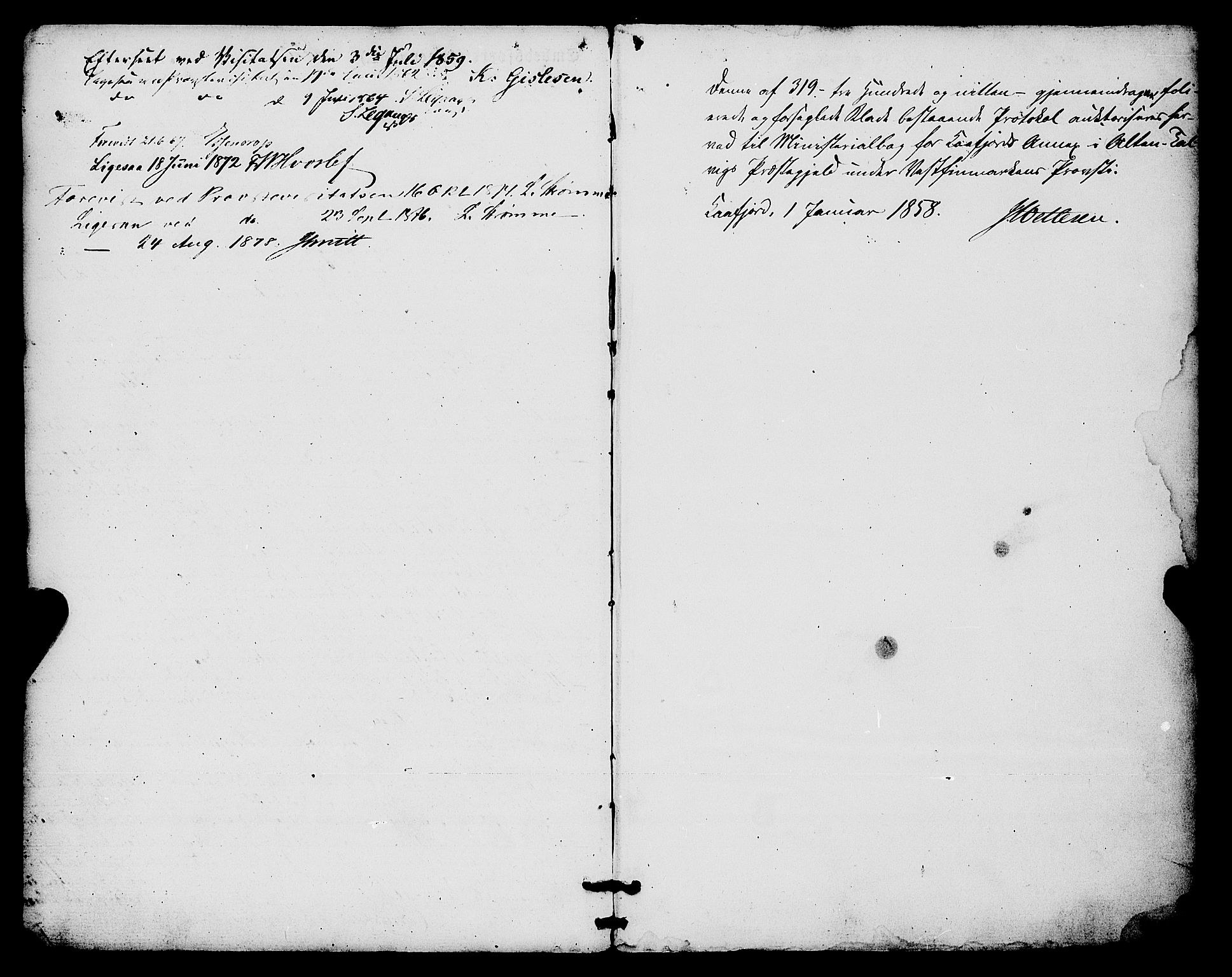 Alta sokneprestkontor, SATØ/S-1338/H/Ha/L0004.kirke: Parish register (official) no. 4, 1858-1880