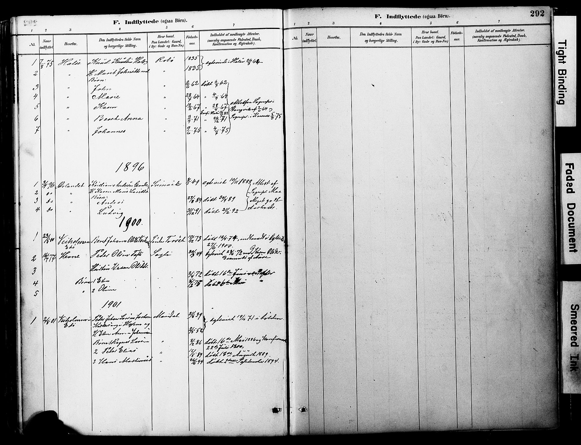 Ministerialprotokoller, klokkerbøker og fødselsregistre - Møre og Romsdal, AV/SAT-A-1454/578/L0907: Parish register (official) no. 578A06, 1887-1904, p. 292