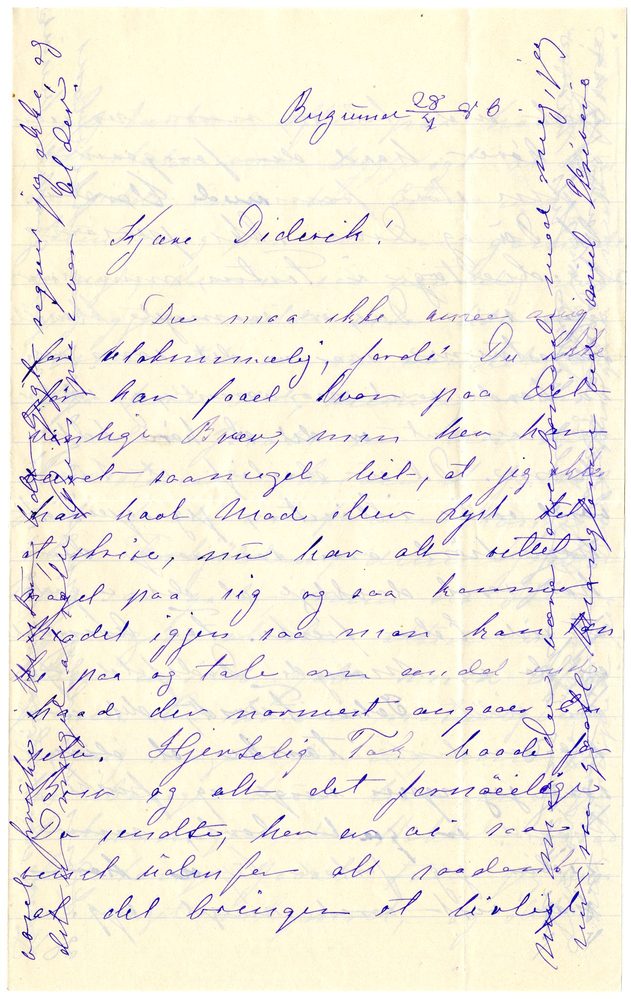 Diderik Maria Aalls brevsamling, NF/Ark-1023/F/L0002: D.M. Aalls brevsamling. B - C, 1799-1889, p. 217