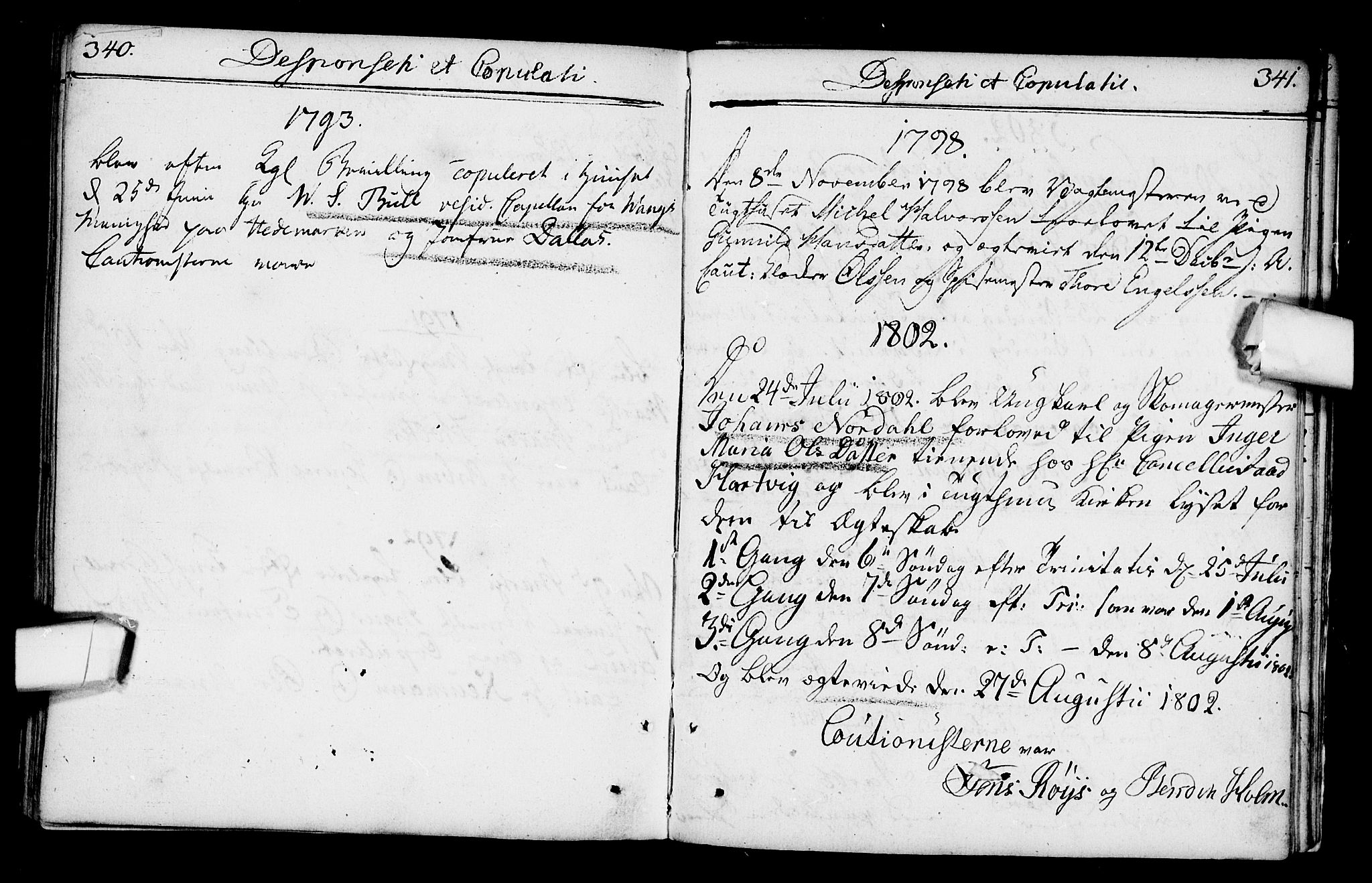 Kristiania tukthusprest Kirkebøker, AV/SAO-A-10881/F/Fa/L0001: Parish register (official) no. 1, 1758-1828, p. 340-341